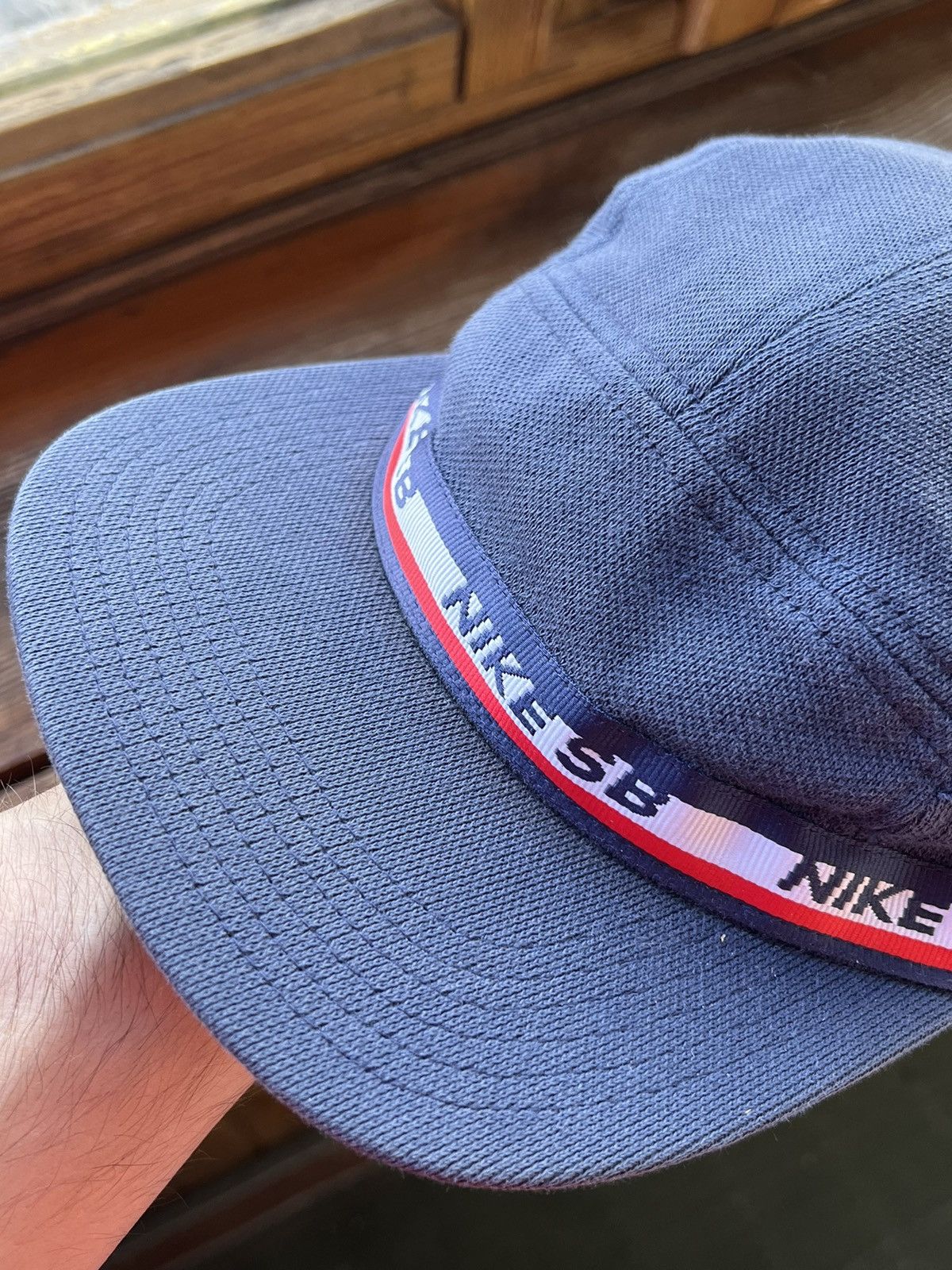 Nike SB Vintage Five panel Hat Nike distressed Y2K Cap Size ONE SIZE - 3 Thumbnail
