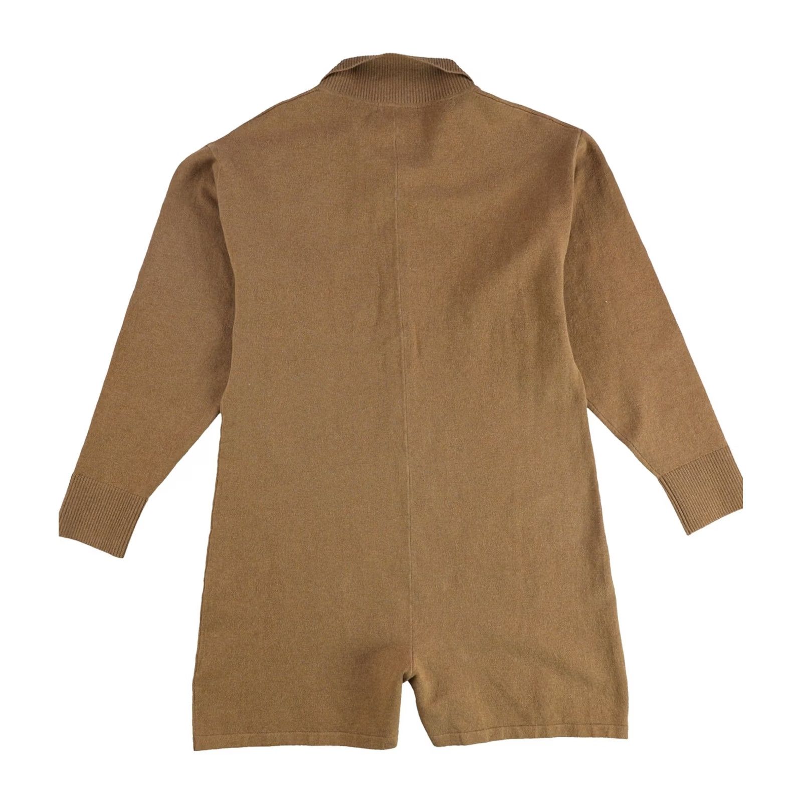Camel n:philanthropy Womens Collared Romper Jumpsuit camel L Size 36" / US 14 / IT 50 - 2 Thumbnail