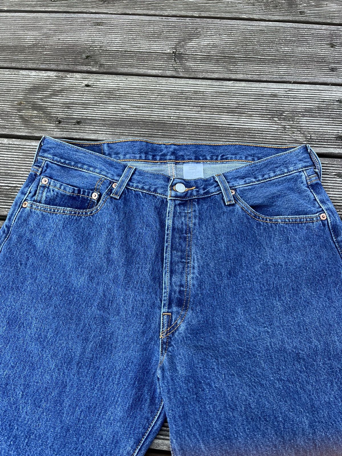 Levi's Vintage 90s Levis 501 36x32 Blue Jeans Pants 36w @193 Size US 36 / EU 52 - 7 Thumbnail