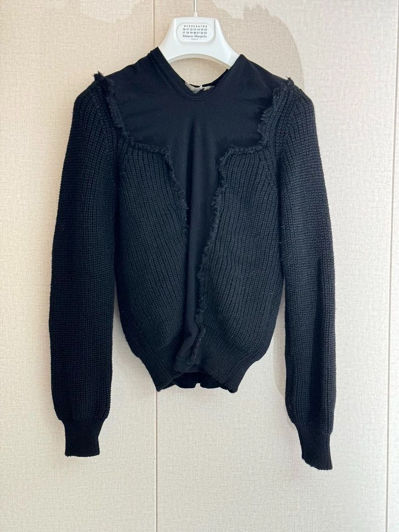 Comme des Garcons Comme Des Garcons Knitted sweater with different materials Size S / US 4 / IT 40 - 1 Thumbnail