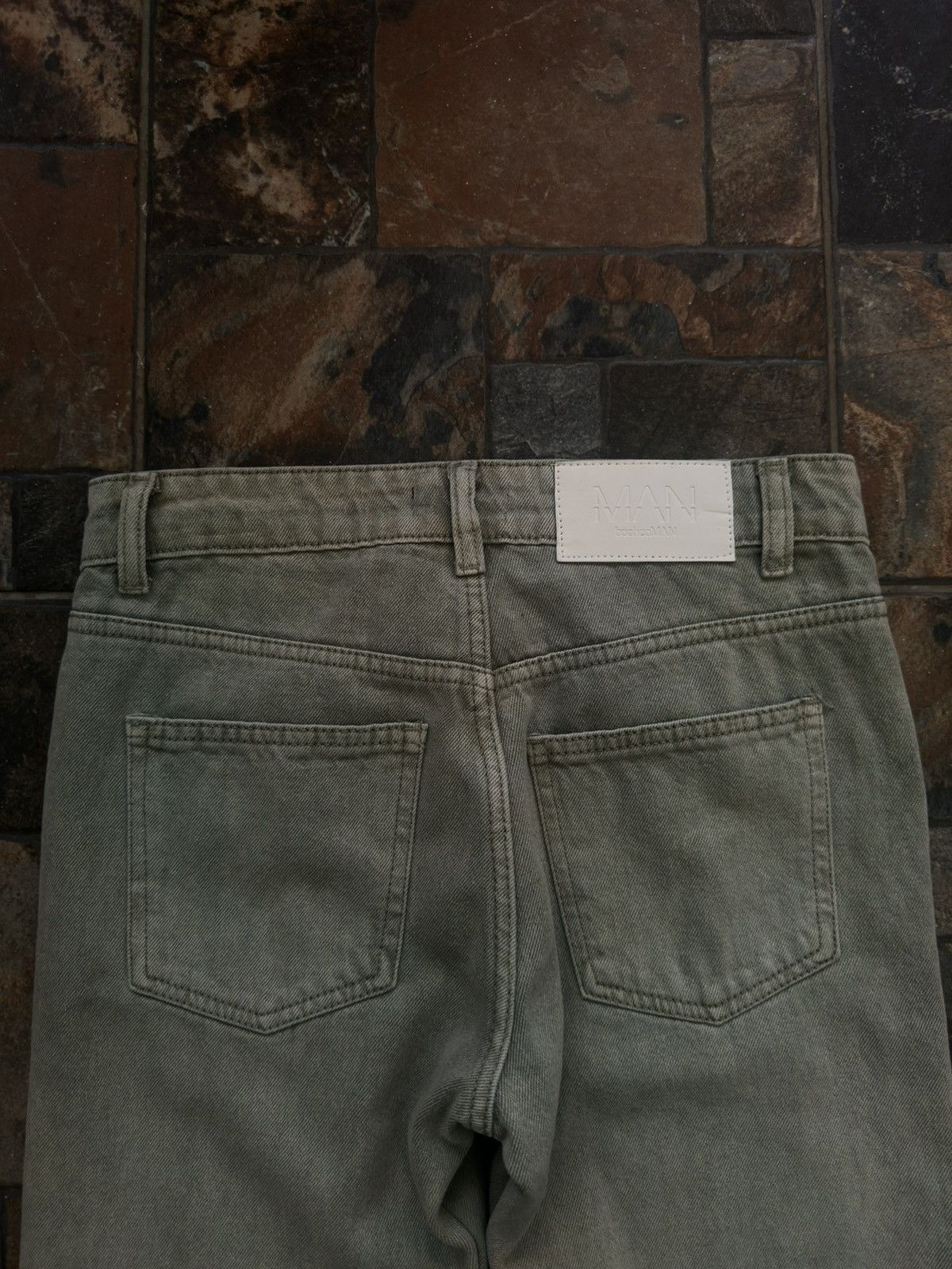 Other Light Olive Green Jeans Size US 28 / EU 44 - 3 Thumbnail