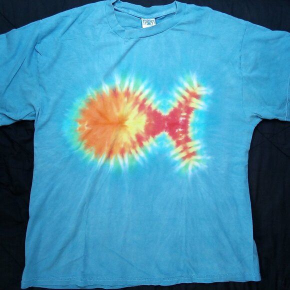Delta × Vintage Vintage Gold Fish Tie Dye T-Shirt Size US XL / EU 56 / 4 - 2 Thumbnail