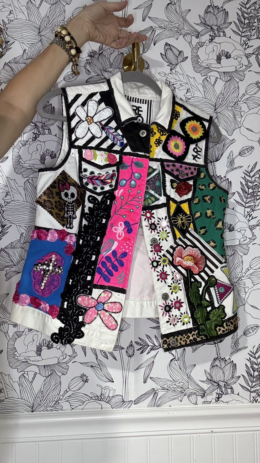 Other White denim vest Viva La Arte Size S / US 4 / IT 40 - 3 Thumbnail