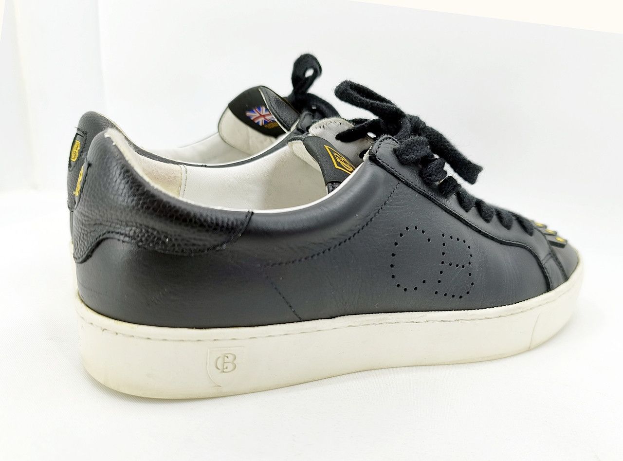 Japanese Brand BLACK LABEL CRESTBRIDGE fringe Leather Sneakers size 9 UK Size US 10 / EU 43 - 11 Thumbnail