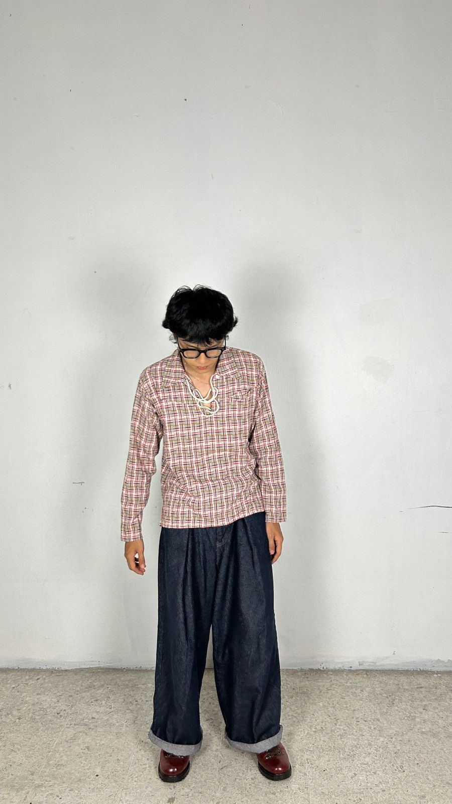 Japanese Brand × Vintage 1990s ASEMB Japan Lace Top Size US M / EU 48-50 / 2 - 2 Thumbnail