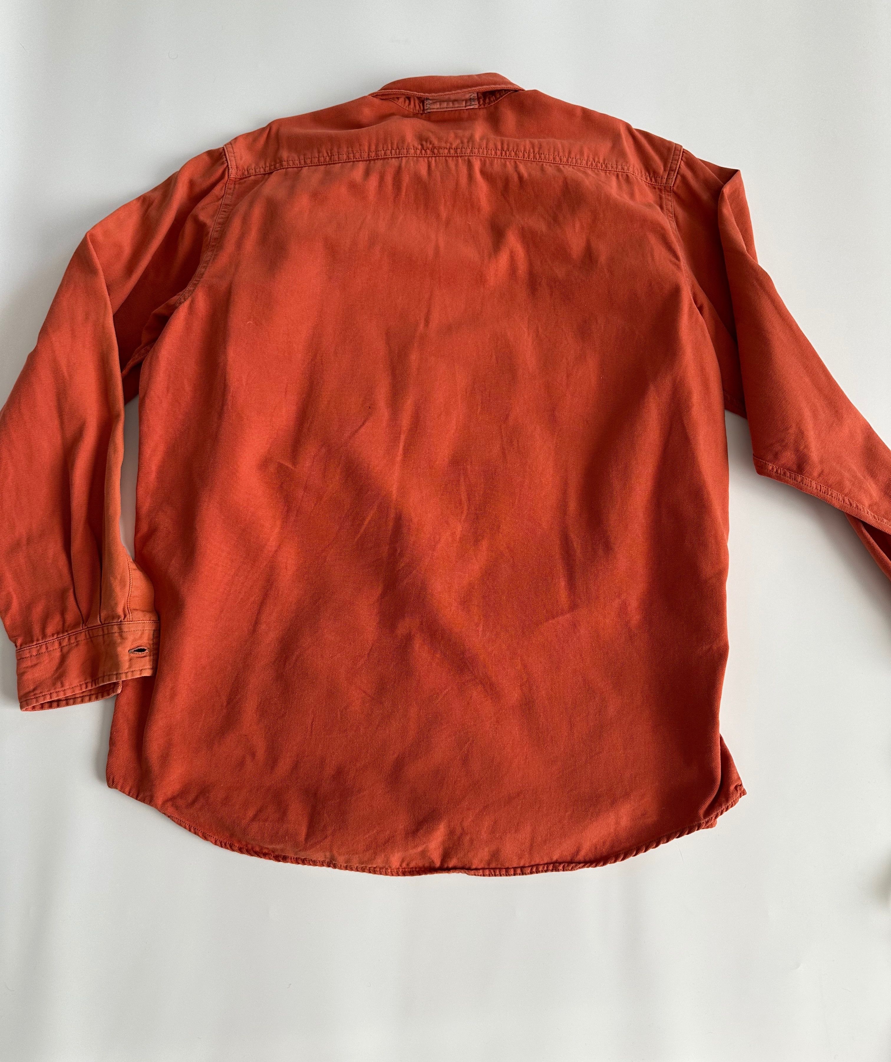 Vintage Murphy&Nye overshirt cotton faded orange jacket XL Size US XL / EU 56 / 4 - 13 Thumbnail