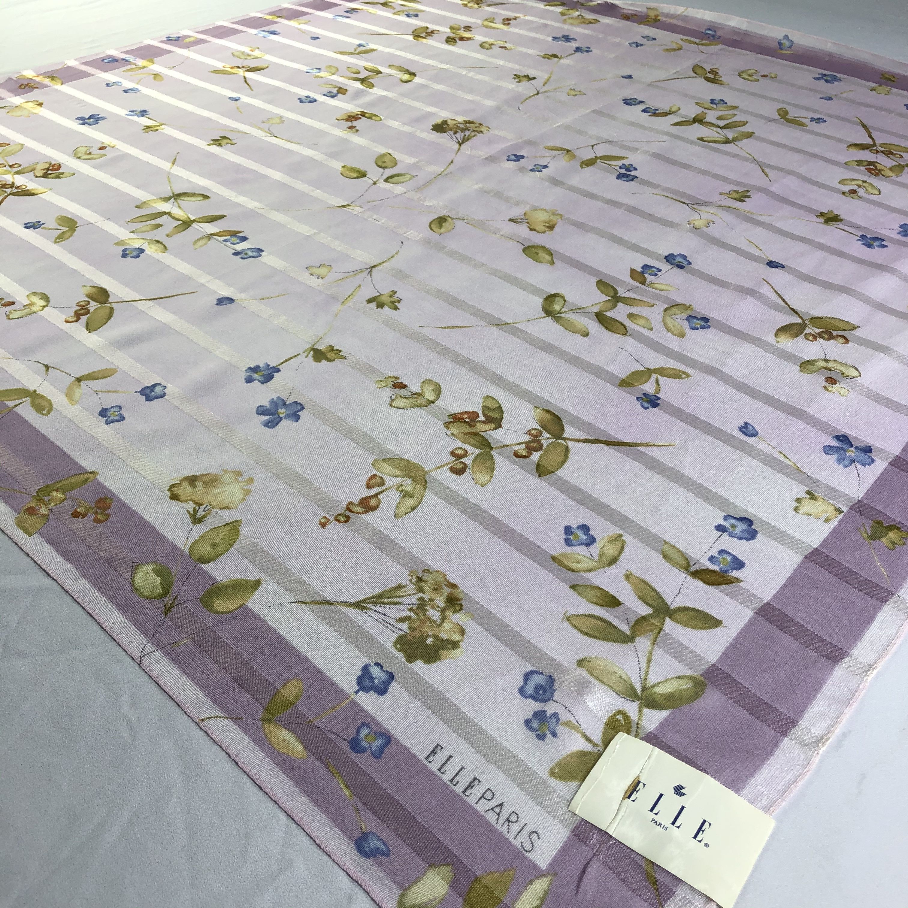Vintage Vintage Elle Paris Silk Scarf Size ONE SIZE - 3 Thumbnail