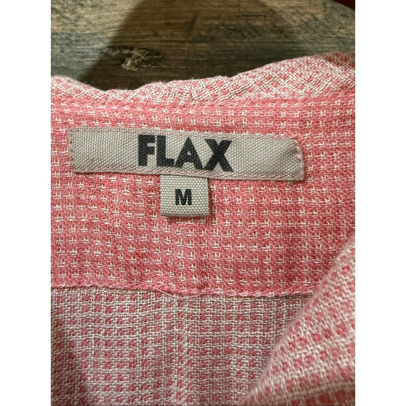 FLAX FLAX NWOT Linen Button Front Cropped cardigan Jacket Boho L Size M / US 6-8 / IT 42-44 - 4 Thumbnail