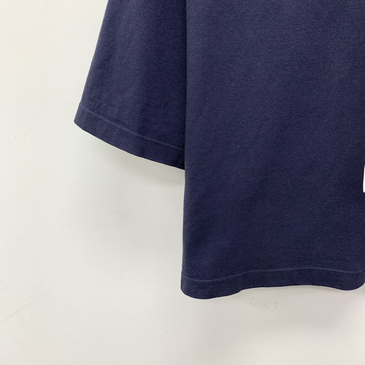 Miu Miu Miu Miu 22 Navy Logo Cotton Lace-Up Bow T-Shirt Size S / US 4 / IT 40 - 4 Thumbnail