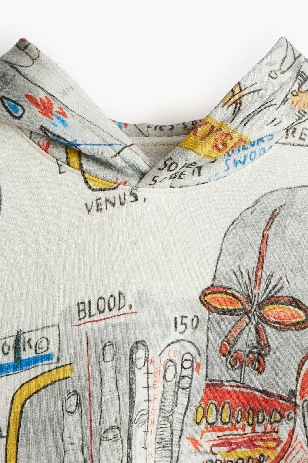 H&M × Jean-Michel Basquiat × Who Decides War WHO DECIDES WAR x BASQUIAT x H&M RELAXED FIT COTTON HOODIE Size US S / EU 44-46 / 1 - 9 Thumbnail