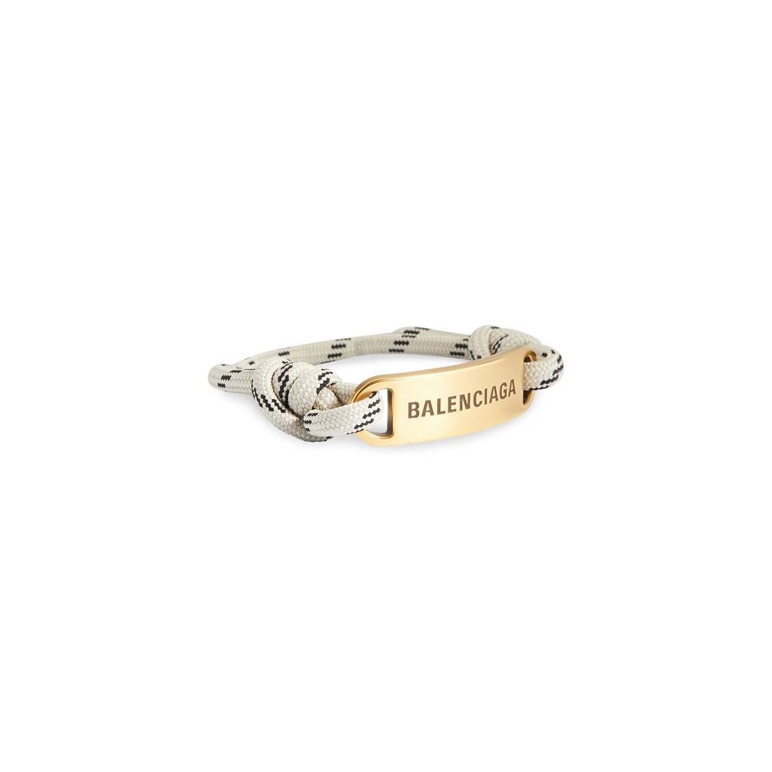 Balenciaga o1srvl11e0825 Size: OS / Plate Bracelet in Beige Size ONE SIZE - 1 Thumbnail