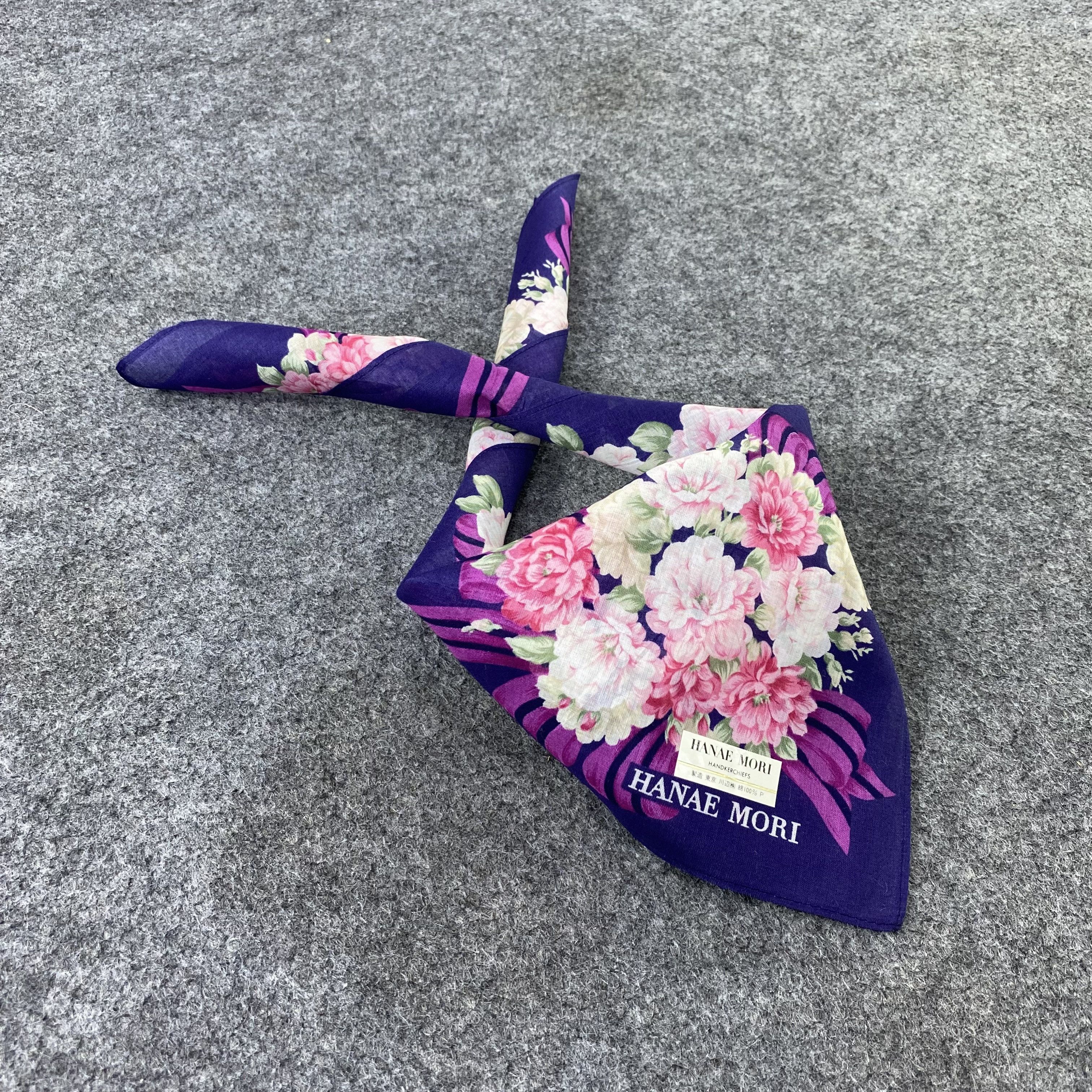 Hanae Mori Hanae Mori Handkerchief / Bandana / Neckerchief-B1353 Size ONE SIZE - 1 Thumbnail