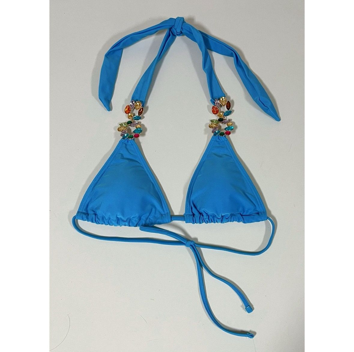 Other Blue Periwinkle Gemstone Bikini Top Bathing Suit Size S 🩵🩷✨ Size S / US 4 / IT 40 - 2 Thumbnail