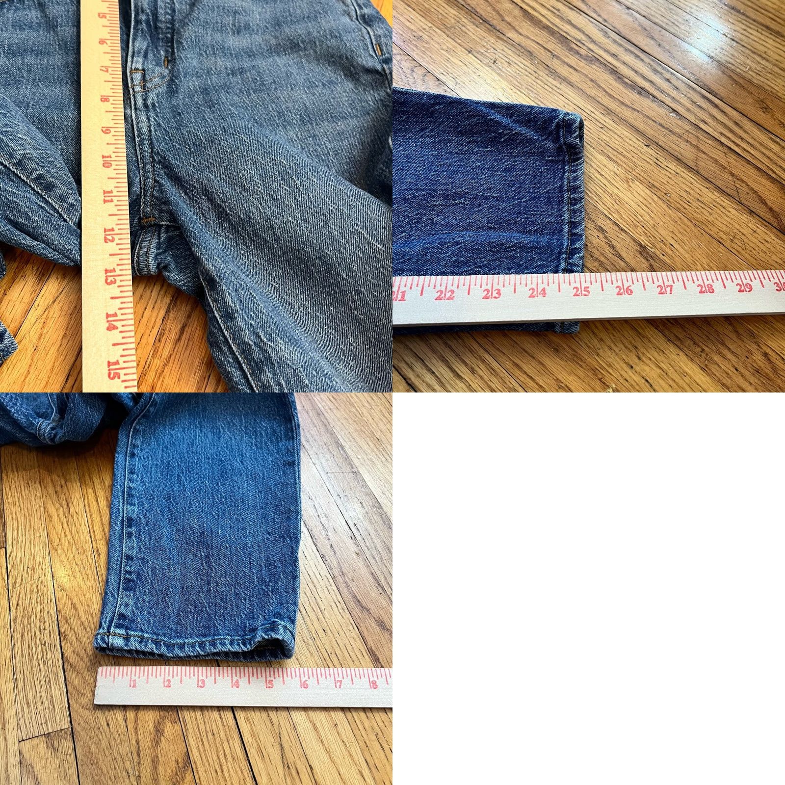 Madewell Madewell Jeans Womens 28 Regular Blue Classic Straight High Rise Whisker Crop Womens) Size 28" / US 6 / IT 42 - 8 Thumbnail