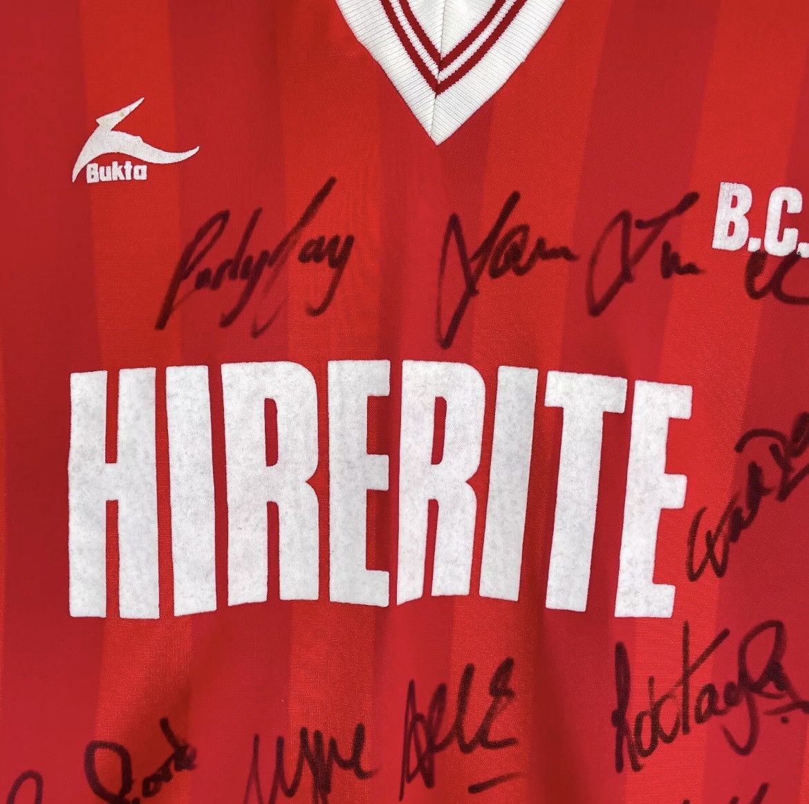 Vintage Vintage Bristol City 1983/1985 Andy Llewellyn Bukta Jersey Size US L / EU 52-54 / 3 - 5 Thumbnail