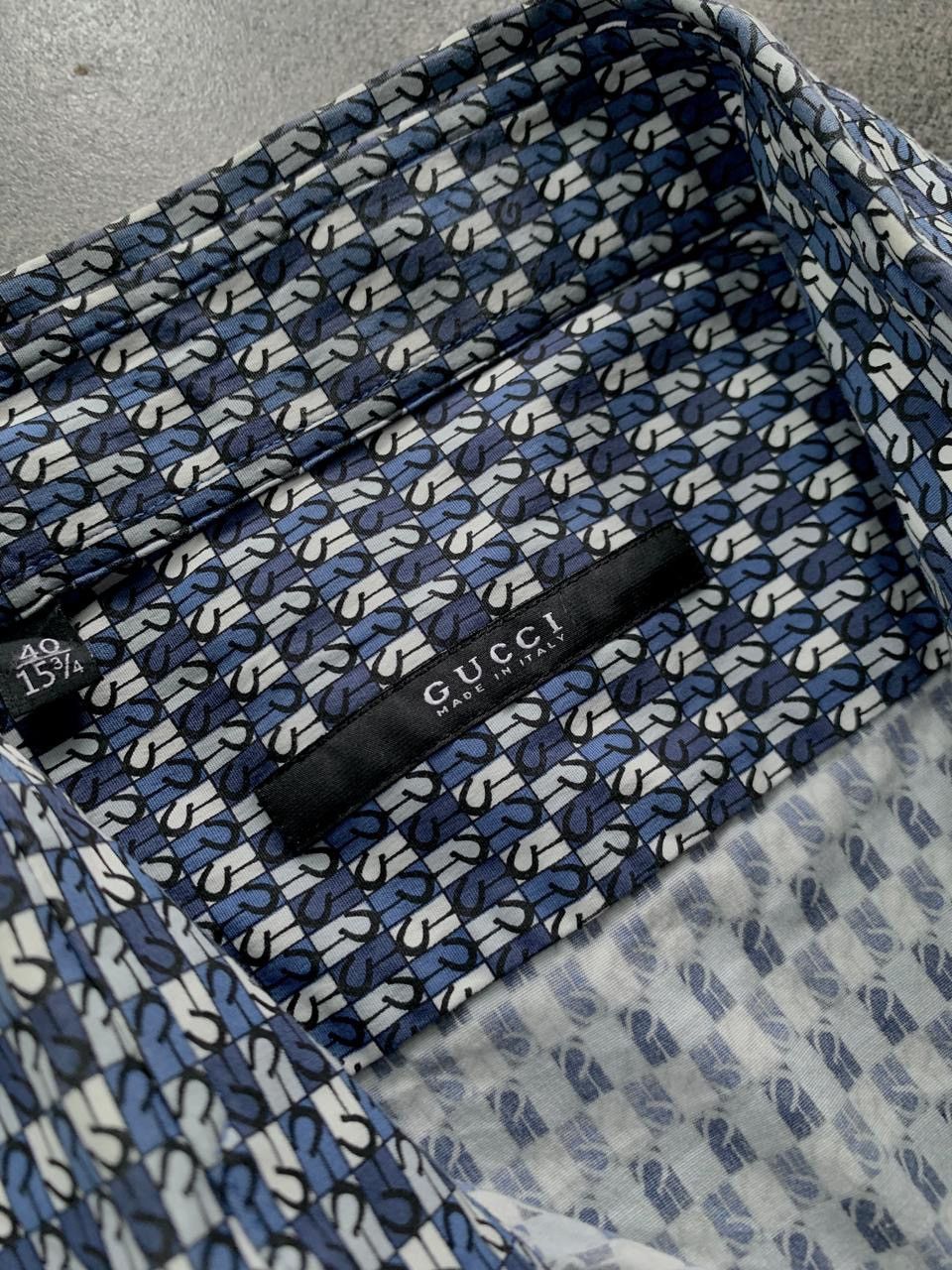 Gucci FREE TAX! 2000s Monogram Slim Shirt Size US S / EU 44-46 / 1 - 7 Thumbnail