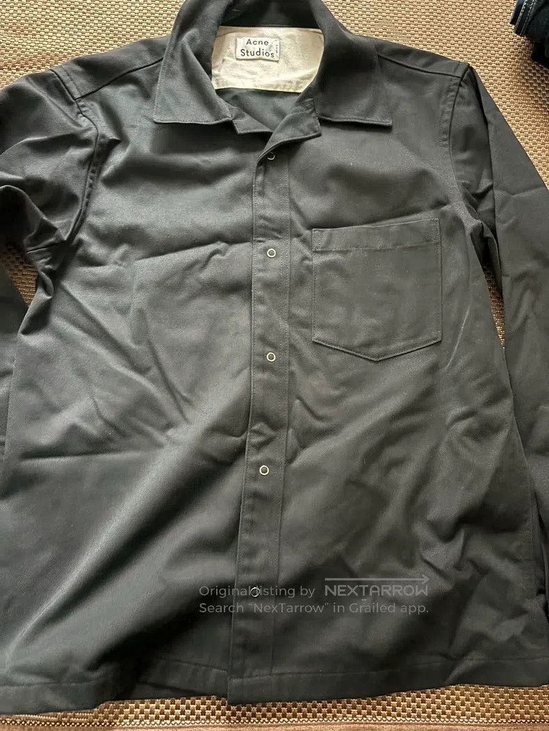 Acne Studios Solid-color single-breasted long-sleeved shir