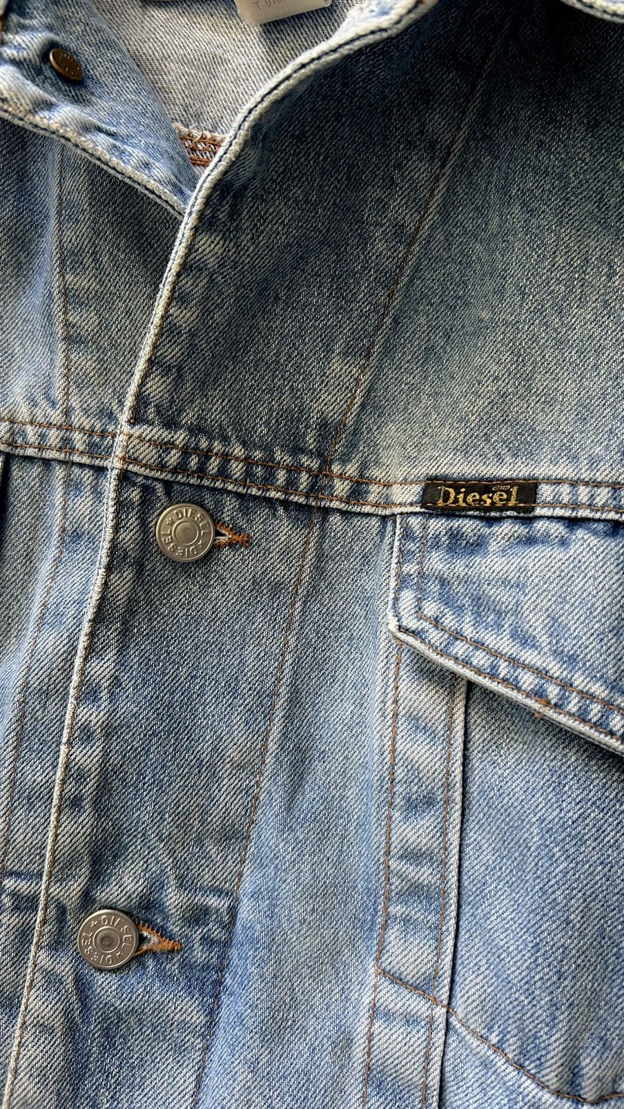 Diesel Vintage Diesel Denim Jacket – Star Series, Made in Italy Size US L / EU 52-54 / 3 - 9 Thumbnail