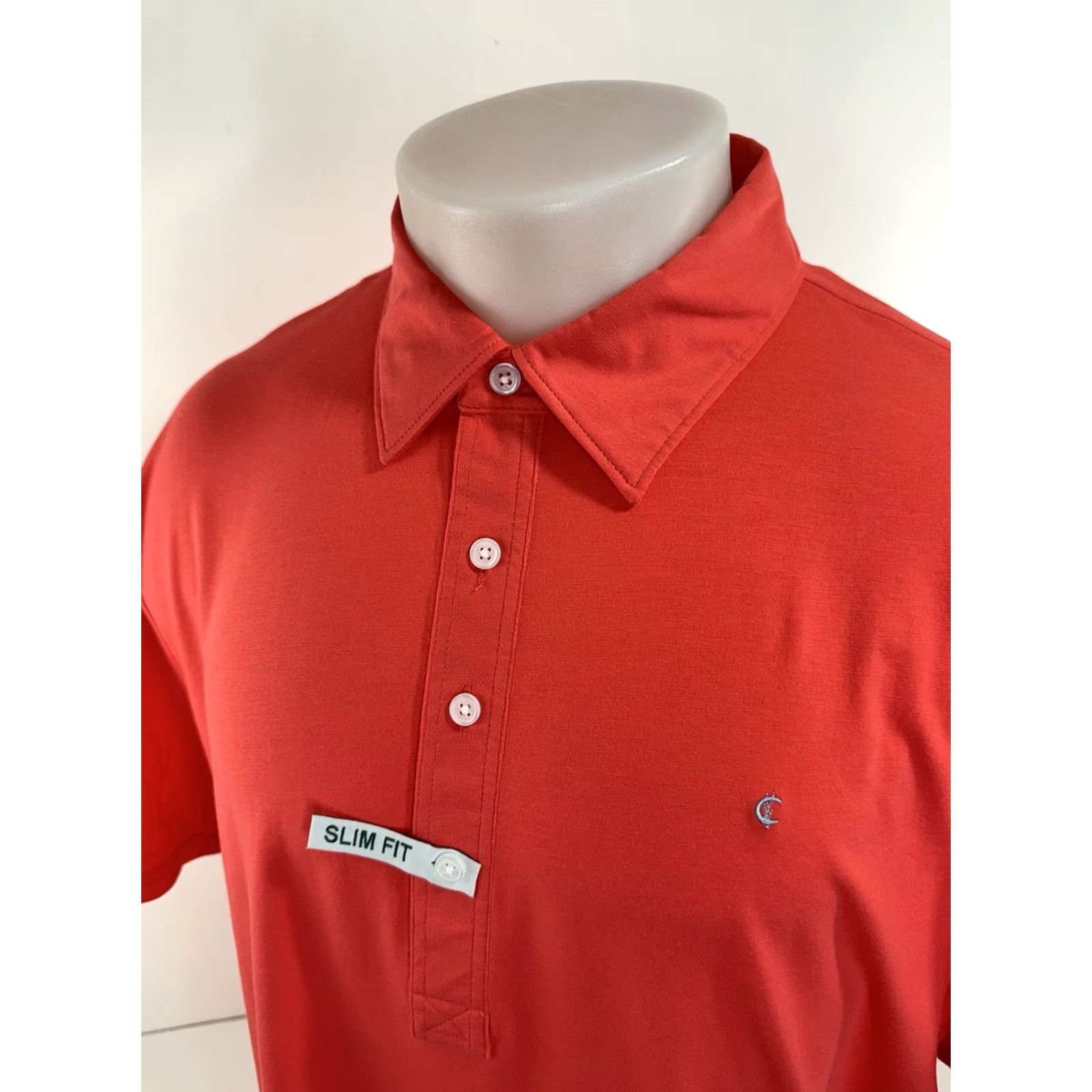 Vintage Criquet Austin - NEW w TAG - Slim Fit Embroidered Logo XXL Golf Polo Shirt Polo Shirt Men 2XL Pink Salmon Logo Slim Embroidered CQ21 Size US XXL / EU 58 / 5 - 3 Thumbnail