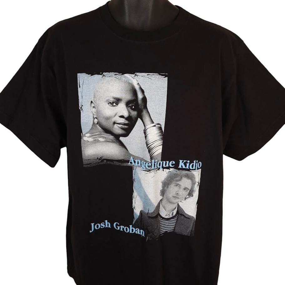Vintage Vintage Angelique Kidjo Josh Groban T Shirt Mens Size Large Size US L / EU 52-54 / 3 - 1 Thumbnail