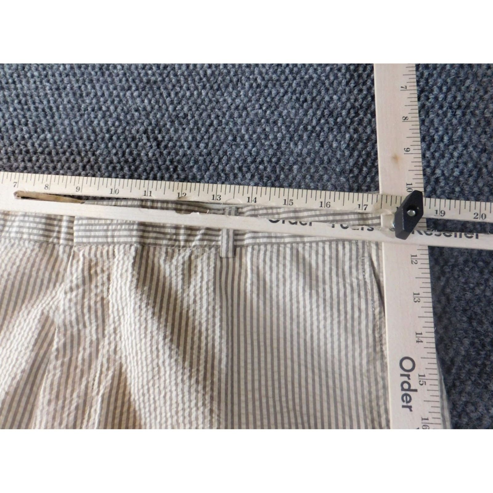 J.Crew J.CREW Mens Shorts 36 beige plaid chino casual classic box Chino Beach Mens 36 Beige Plaid Cotton Flat Front 7in Inseam Size US 36 / EU 52 - 7 Thumbnail