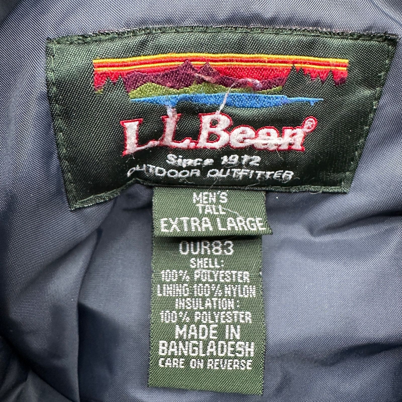 L.L. Bean VTG LL Bean 00R83 Thermolite Insulation Liner Jacket Men XLT Size US XL / EU 56 / 4 - 10 Thumbnail