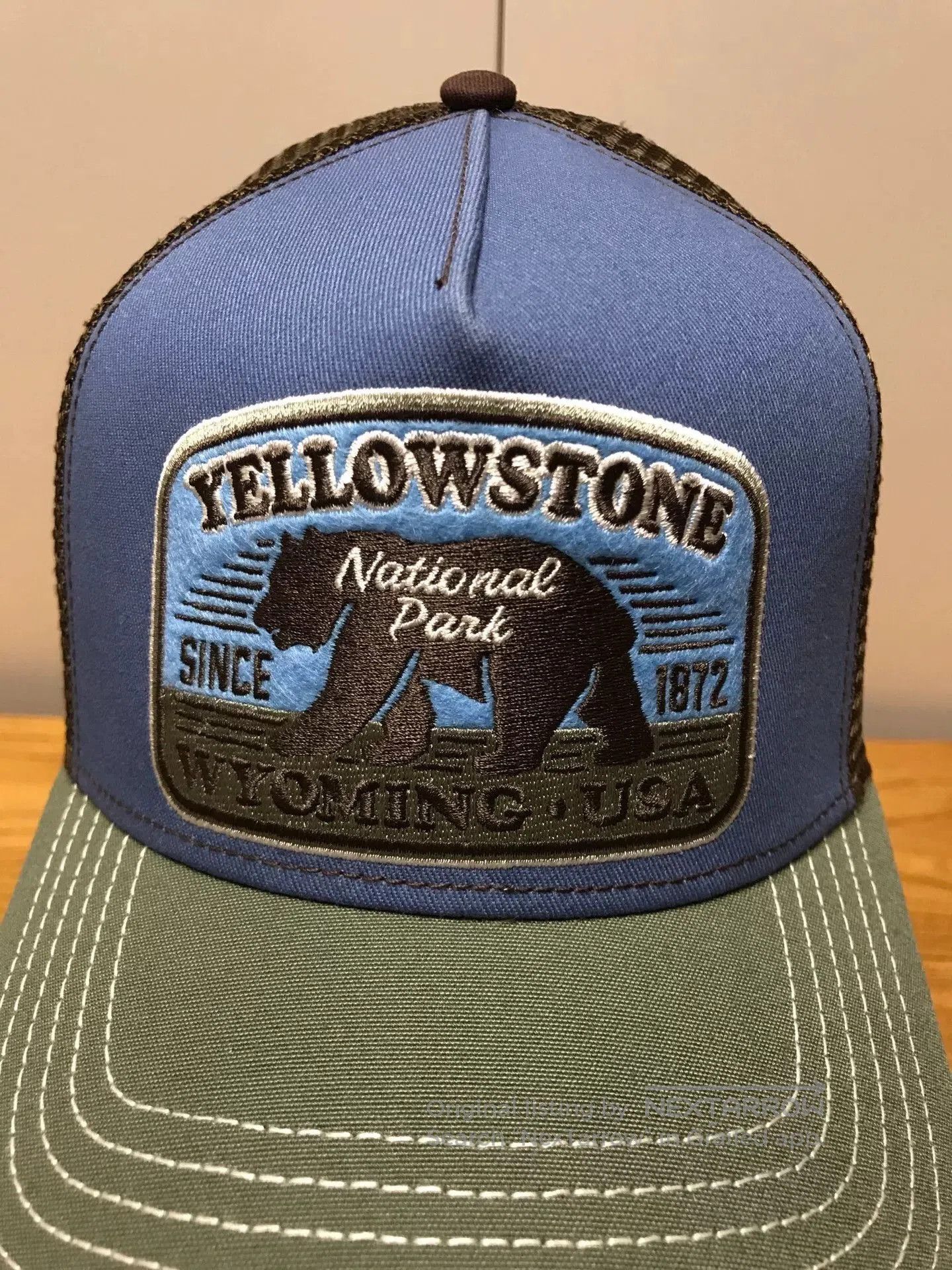 Stetson JJ Hats Yellowstone Embroidered Stetson Trucker Cap. Size ONE SIZE - 5 Thumbnail