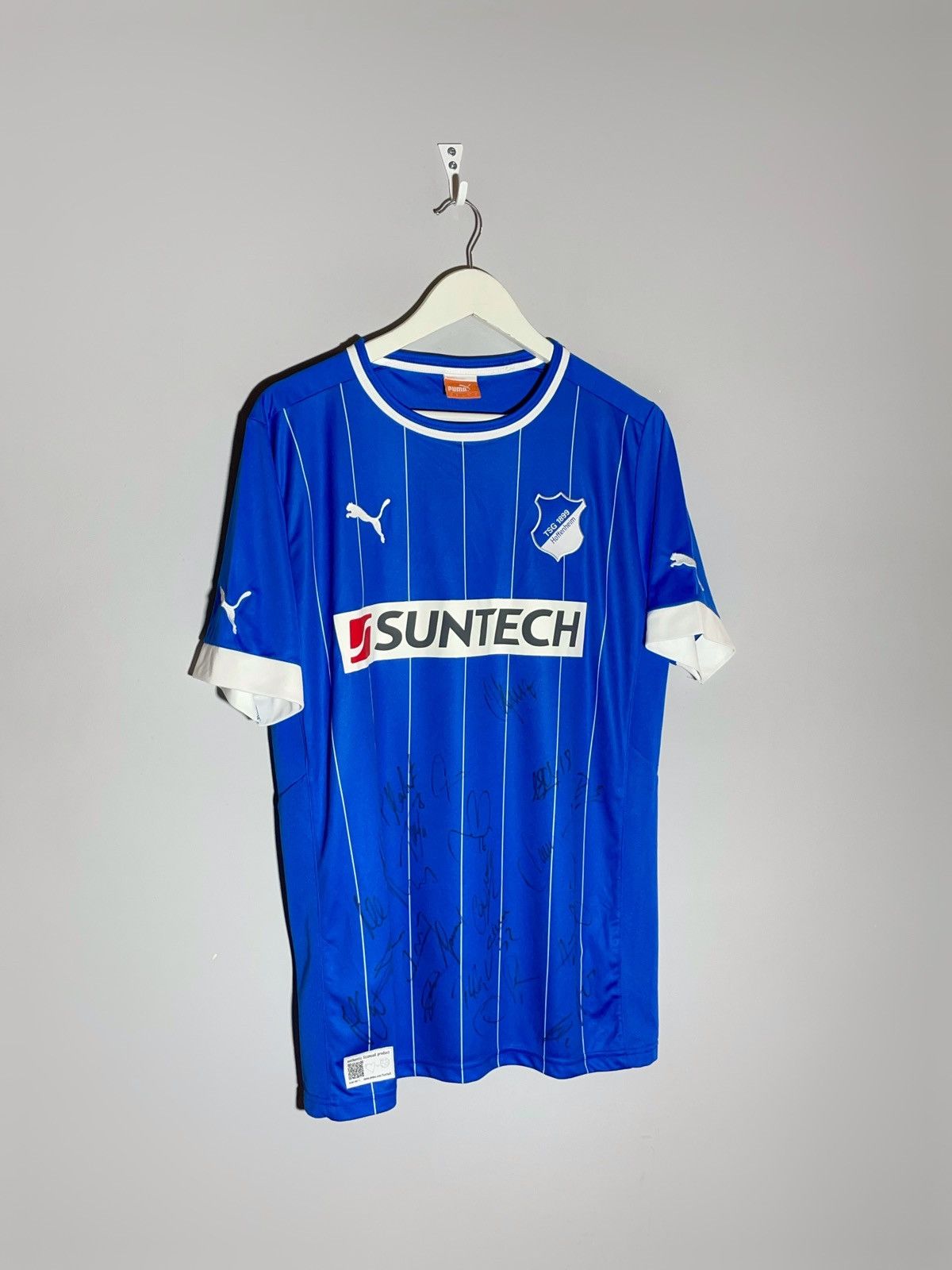 Puma TSG 1899 Hoffenheim Puma 2012/13 Home Football Shirt Size US L / EU 52-54 / 3 - 2 Thumbnail