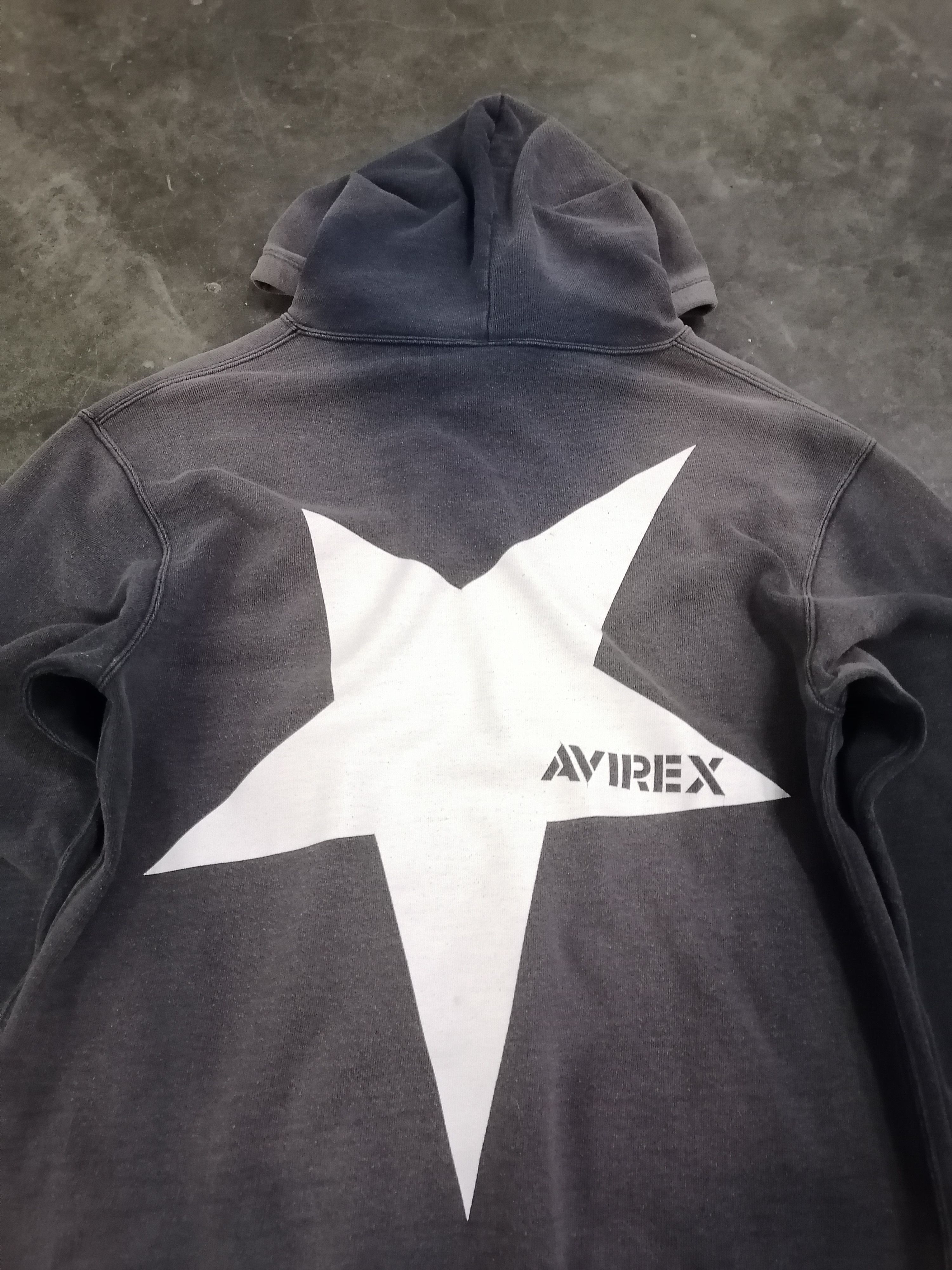 Vintage Trashed Faded Avirex MFG. Hoodies Size US M / EU 48-50 / 2 - 2 Thumbnail