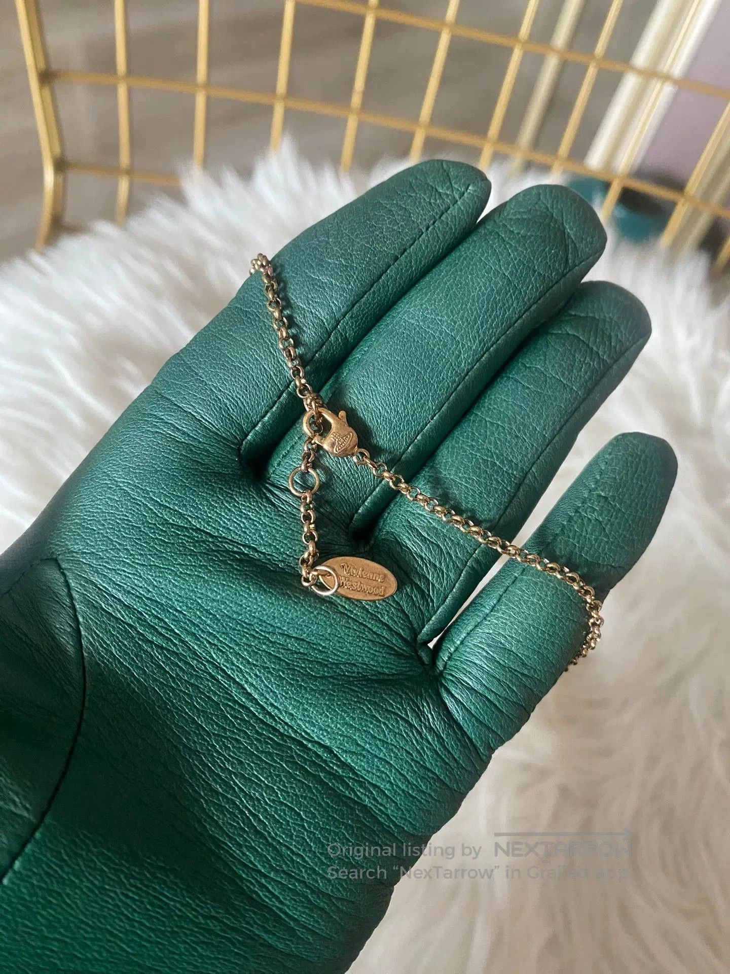 Vivienne Westwood Vivienne Westwood Mini Bas Saturn Necklace. Size ONE SIZE - 3 Thumbnail