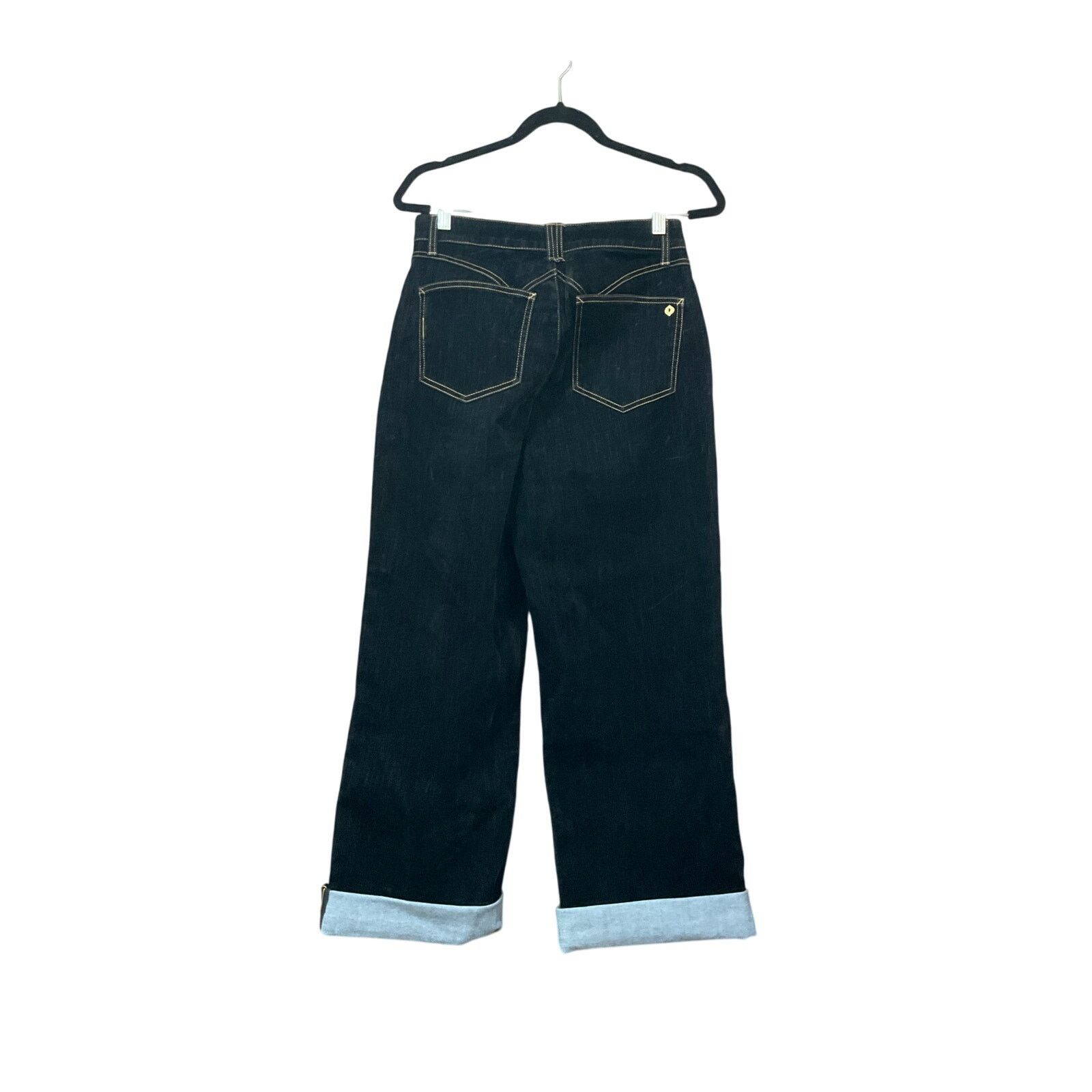 Other Democracy "Ab"solution High Rise Velvet Wide Leg Jeans NWT Size 32" / US 10 / IT 46 - 5 Thumbnail