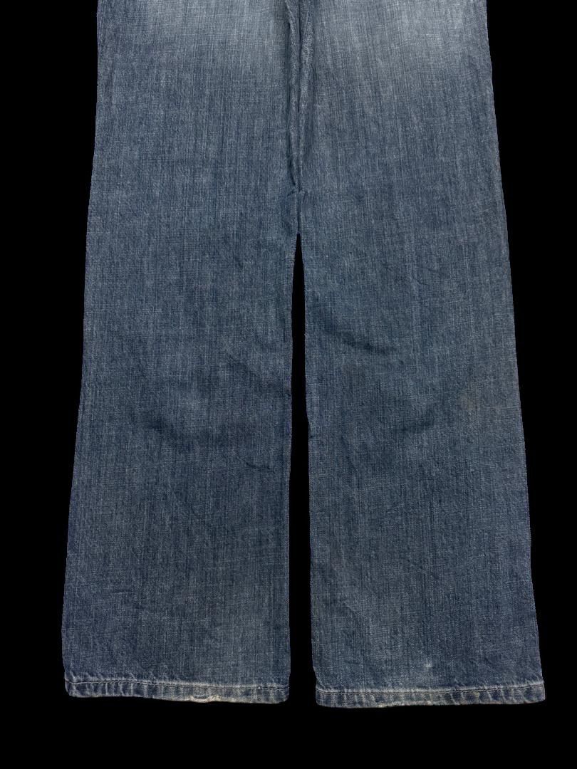 Japanese Brand BAGGY Guga 🇯🇵 Jeans Rusty Mudwash Sick Style Distressed Jean Size US 33 - 19 Thumbnail