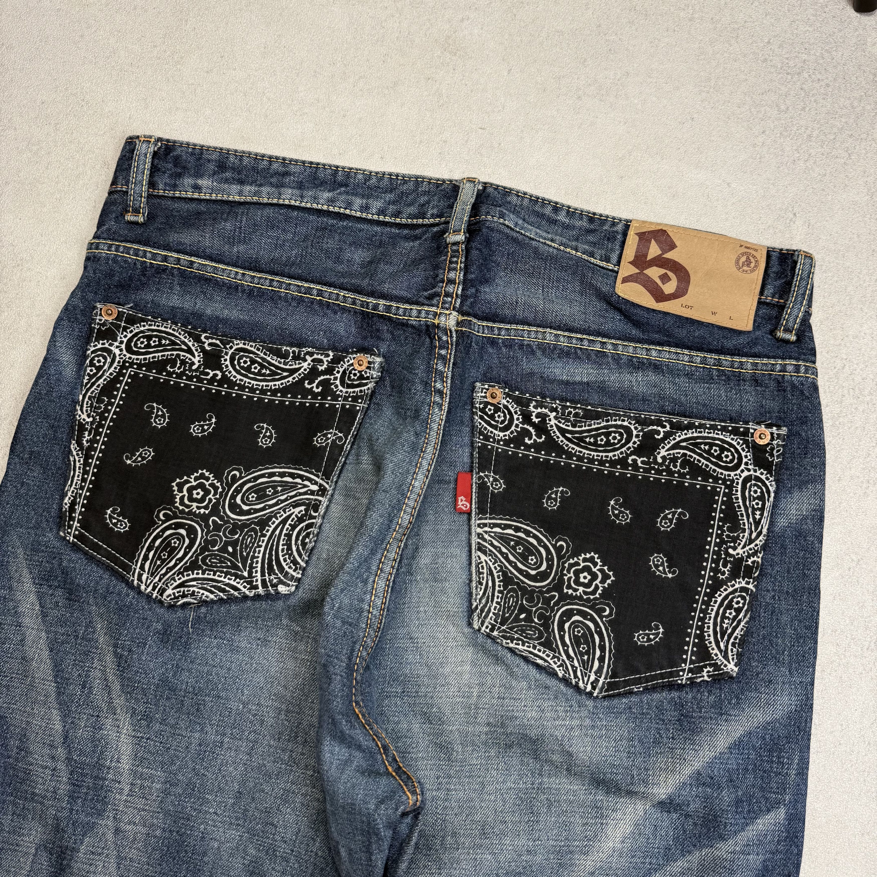 Japanese Brand Scanner Fundamental Product Washed Jeans Size US 36 / EU 52 - 3 Thumbnail