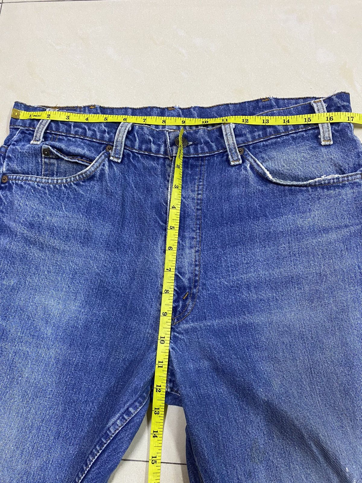 Levi's × Vintage Vintage Levis 517 Orange Tab Distressed Rusty Flared Denim Size US 34 / EU 50 - 18 Thumbnail