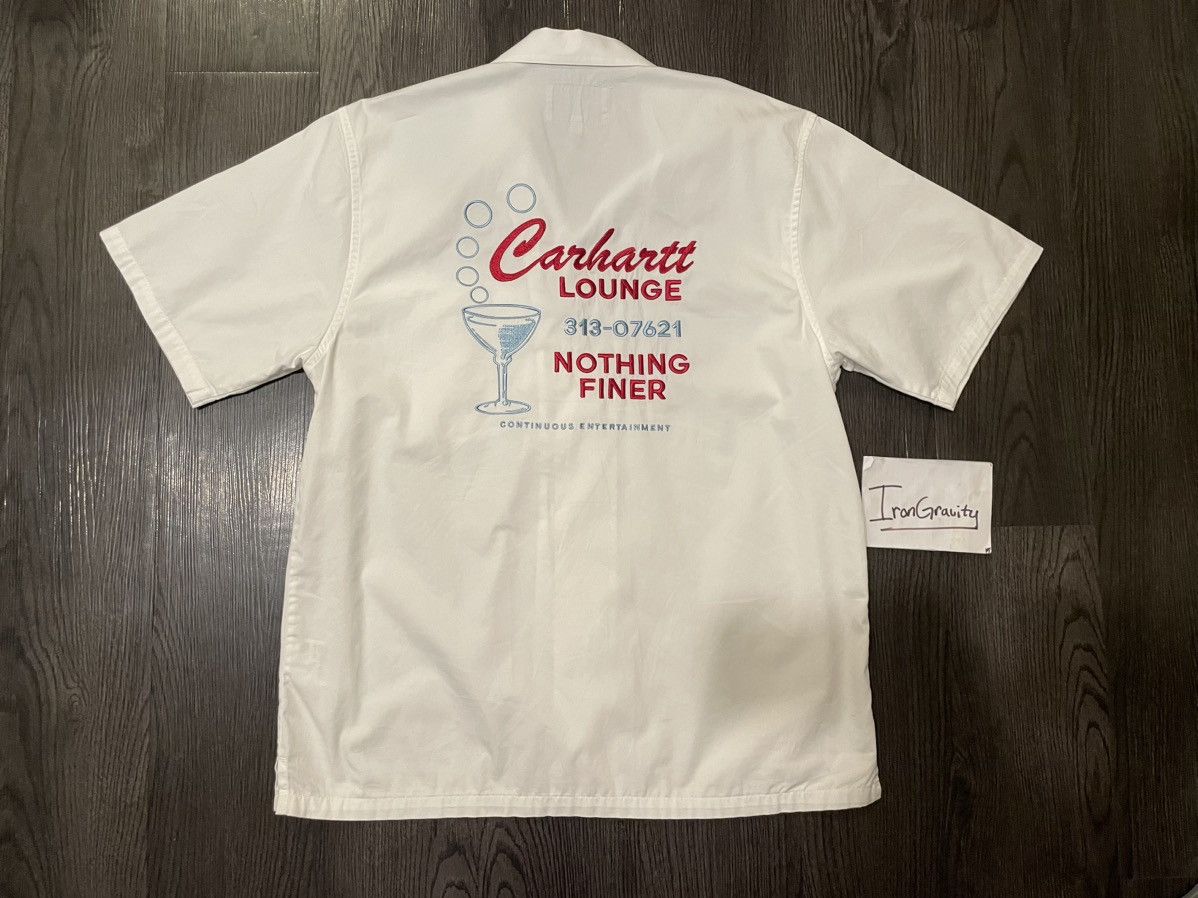 Carhartt WIP Lounge Short Sleeve Shirt Size M Medium