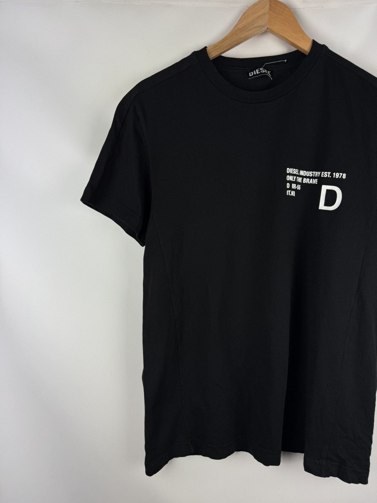 Diesel Diesel Men’s Short Sleeve Crewneck Chest Logo T Shirt Size US M / EU 48-50 / 2 - 2 Thumbnail