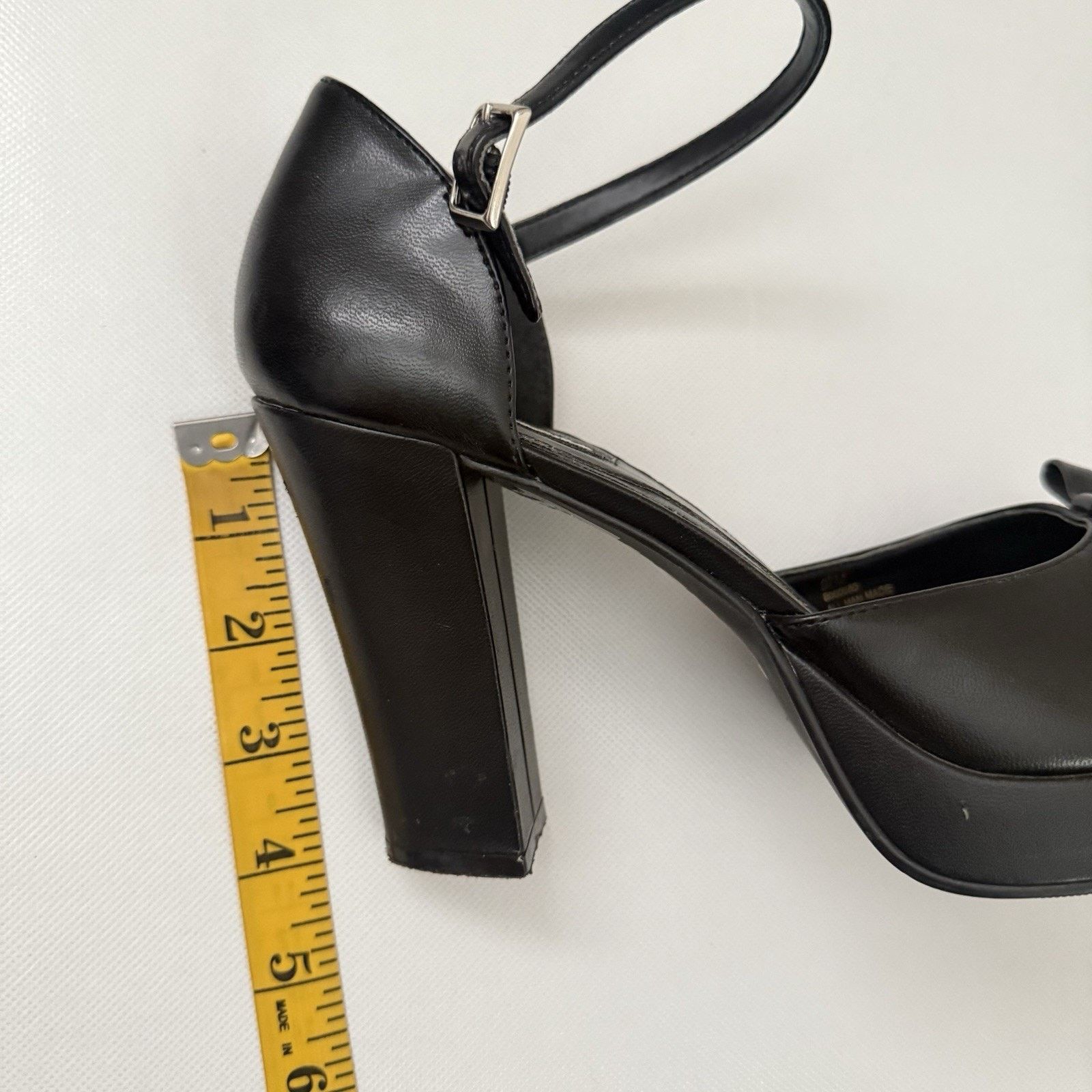 Other Vintage 90s Y2K Bongo Platform Chunky Heels Mary Jane Retro Size US 9.5 / IT 39.5 - 11 Thumbnail