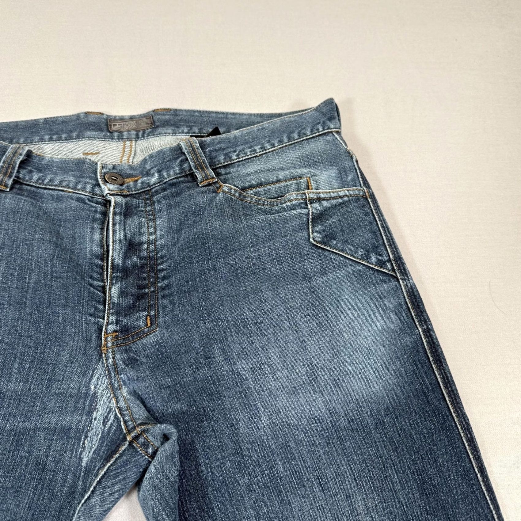 Vintage Triple Aught Design Jeans Mens 34x30 Blue Core Straight Fit Denim Pants Stretch Size US 34 / EU 50 - 4 Thumbnail