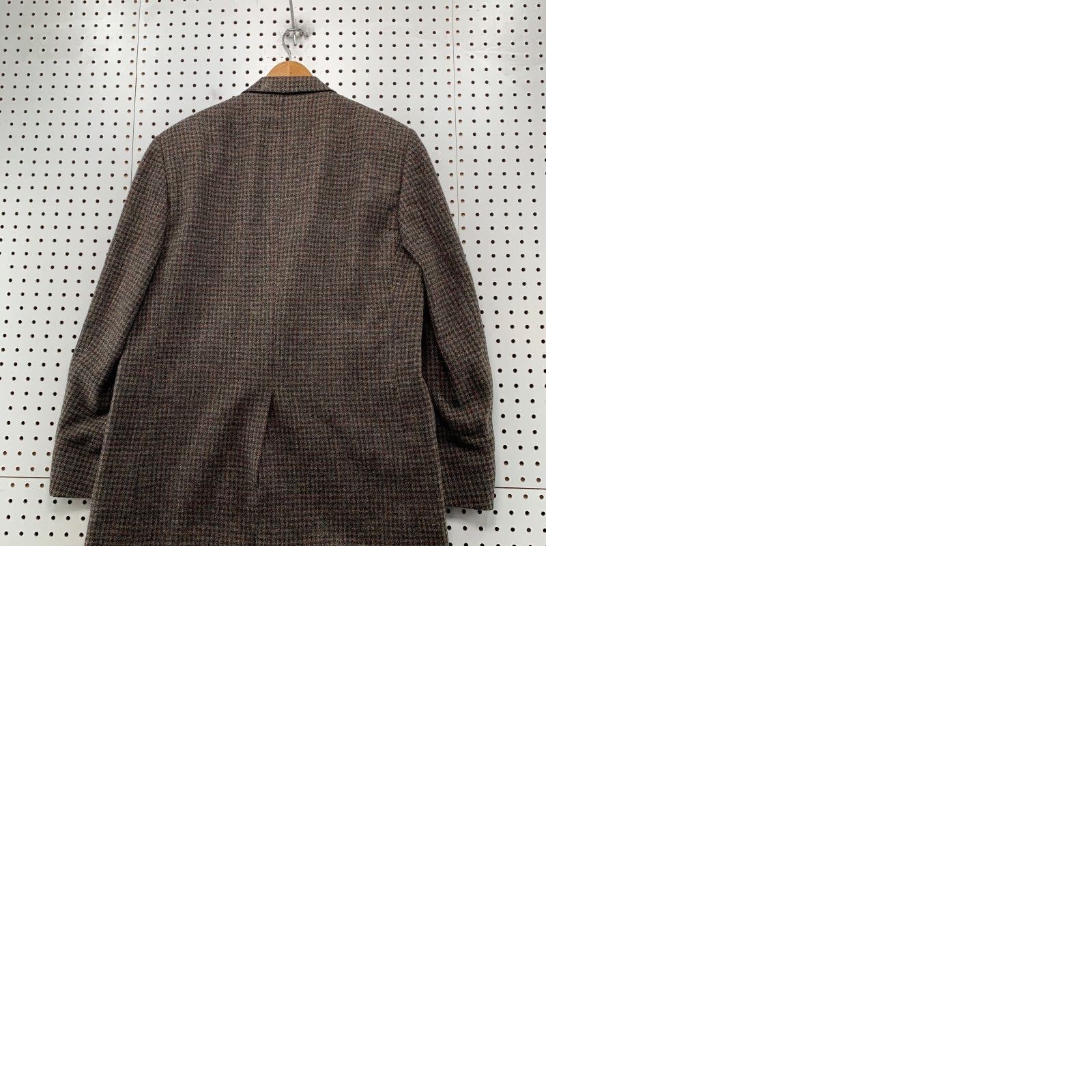 Hart Schaffner Marx Vintage Hart Schaffner Marx Blazer Mens 40 Tweed Wool Brown Houndstooth USA Jacket Blazer Mens 40 Brown Wool Tweed Houndstooth Size 40R - 12 Thumbnail
