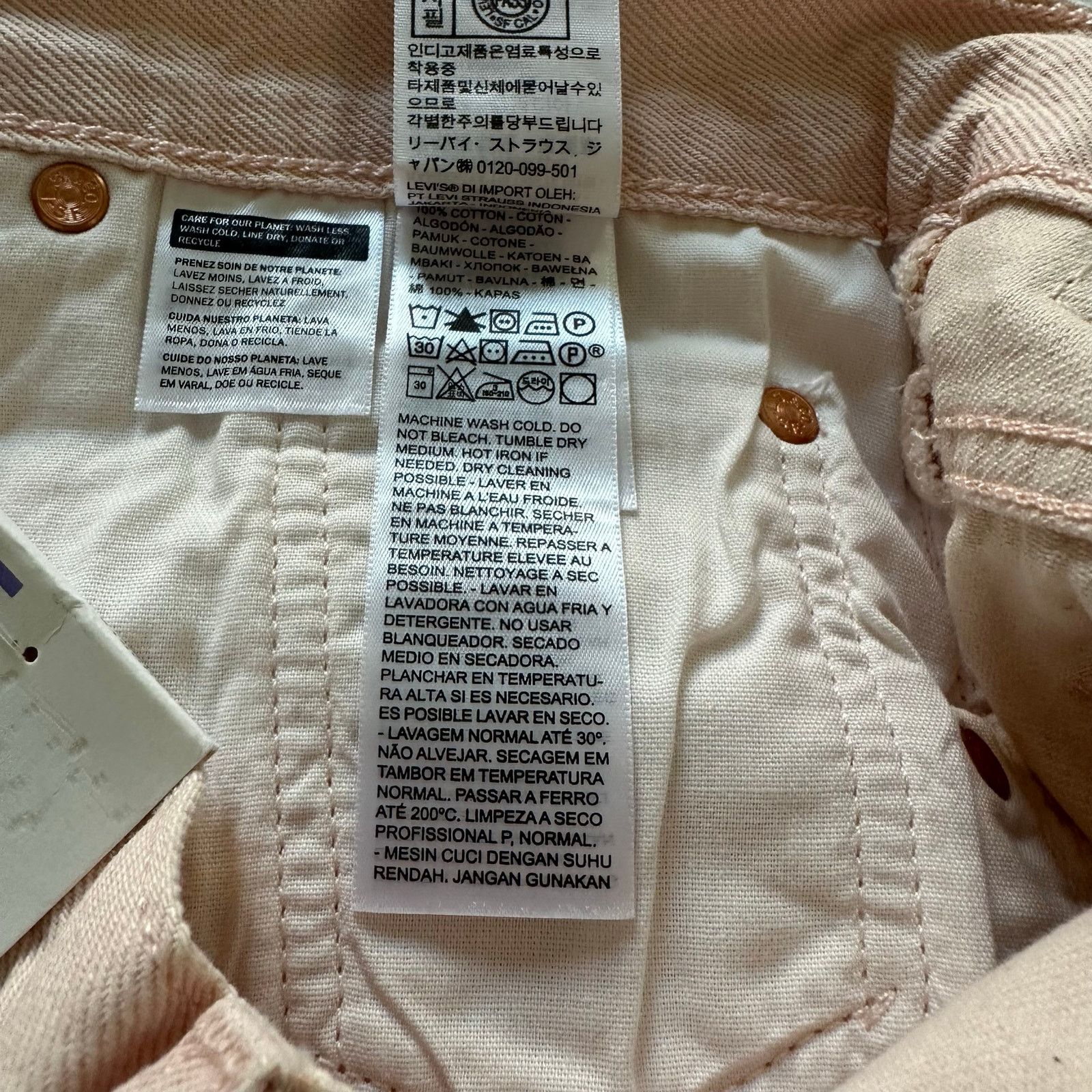 Levi's Levi's 501 High Rise Shorts Women's Size 28 Pink NWT Size 28" / US 6 / IT 42 - 3 Thumbnail