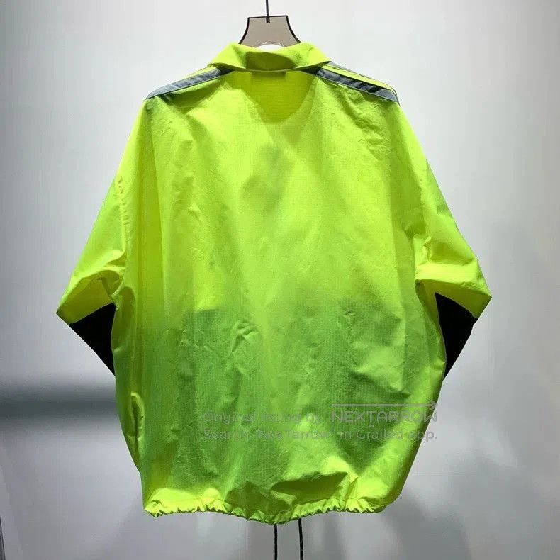 Balenciaga Balenciaga Fluorescent Yellow Patchwork Jacket. Size US XS / EU 42 / 0 - 6 Thumbnail