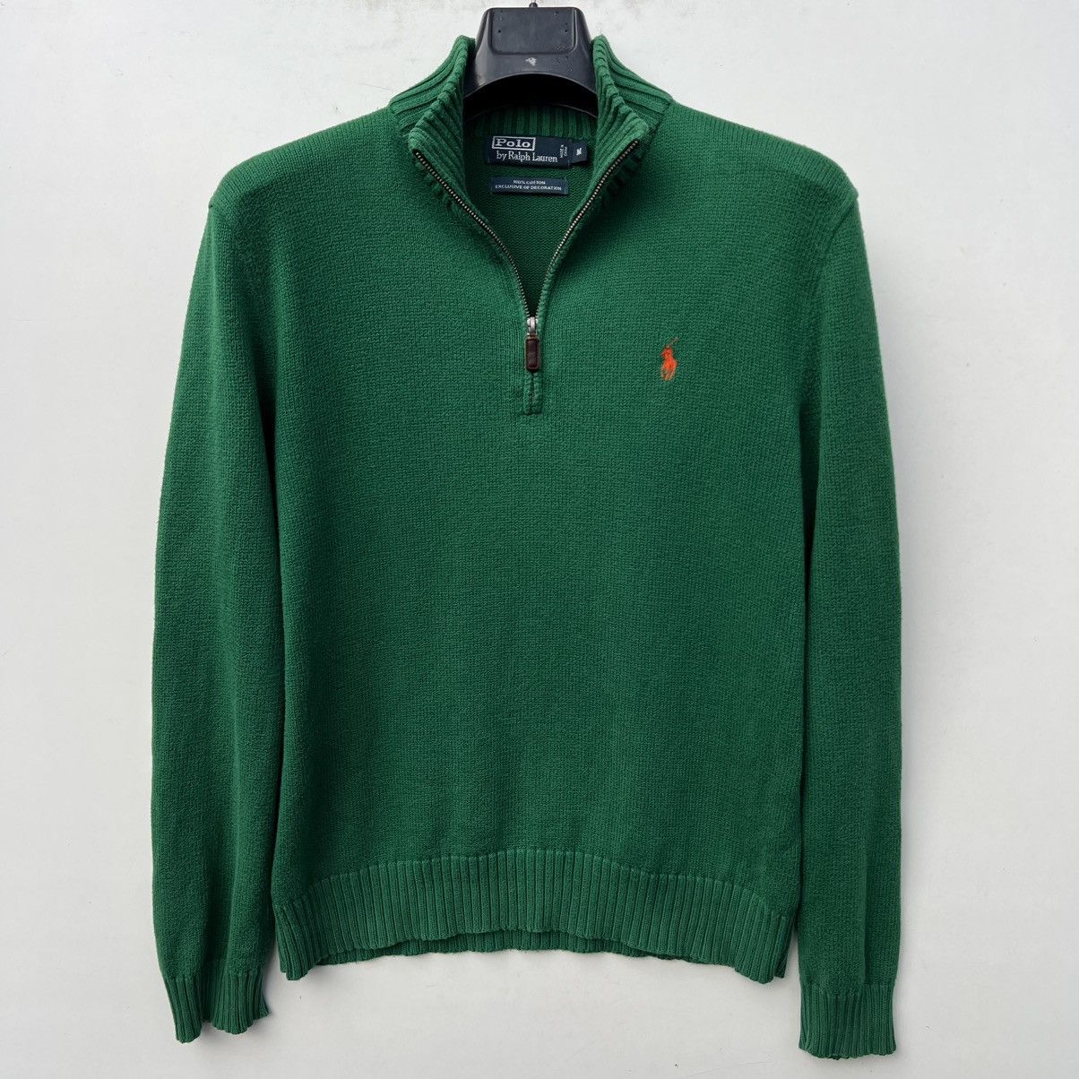 Polo Ralph Lauren Polo Ralph Lauren 1/4 zip sweater sweatshirt vintage Size US M / EU 48-50 / 2 - 1 Thumbnail