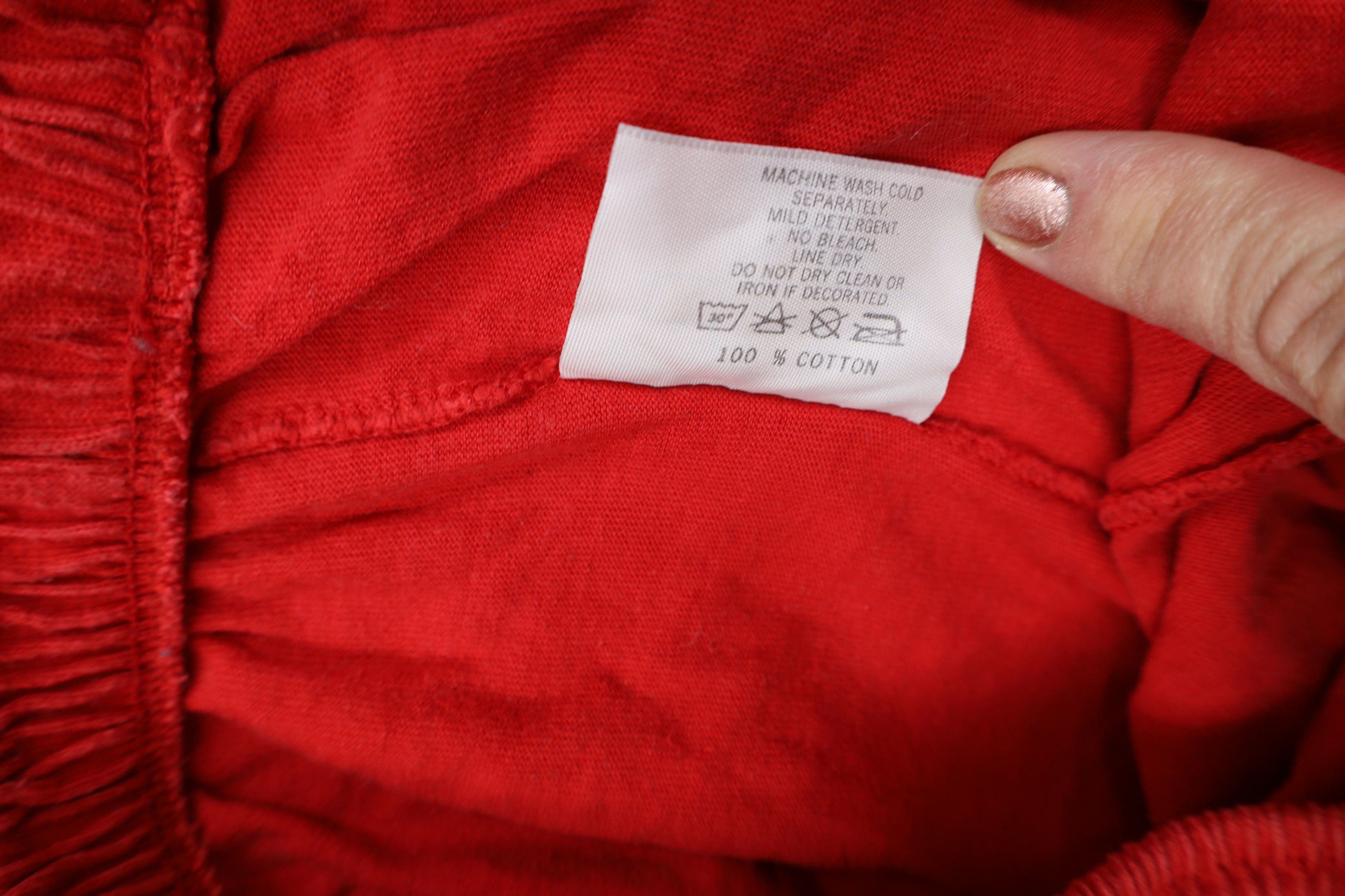 Vintage Vintage 90s University Above Knee Shorts Red Cotton USA Size US 34 / EU 50 - 9 Thumbnail