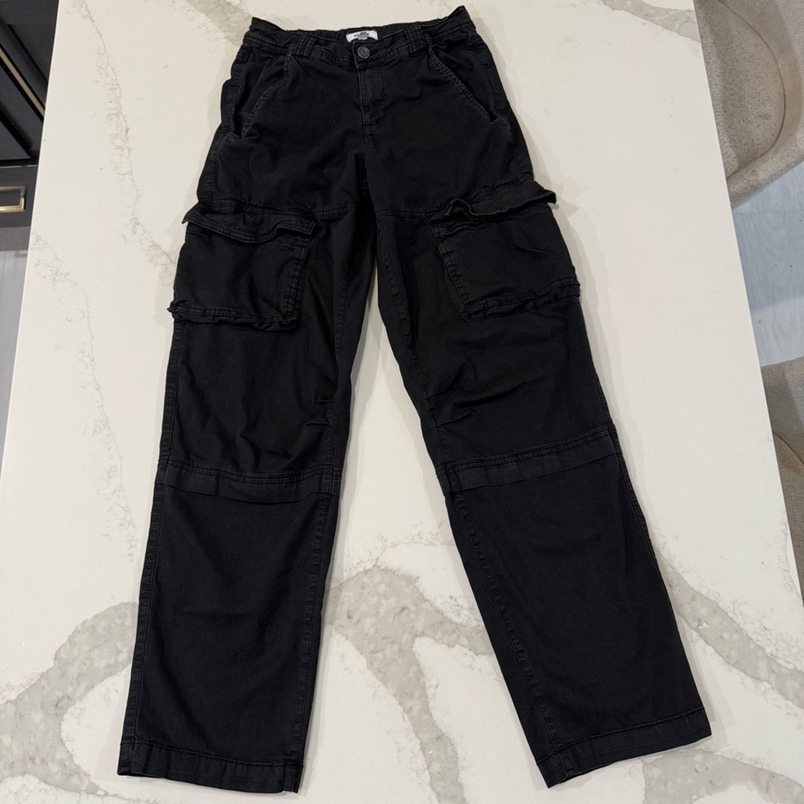 Garage Garage Remi Straight Cargo Pants Women’s 3 Black Size 26" / US 2 / IT 38 - 5 Thumbnail