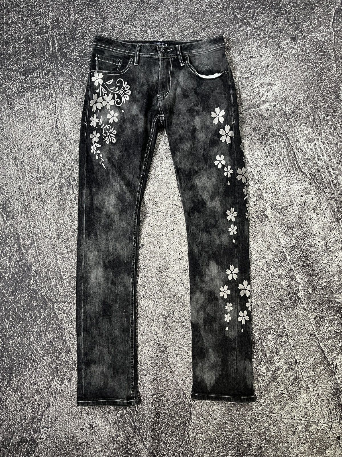 Japanese Brand Miyabi musubi buckle denim tatto Size US 30 / EU 46 - 1 Thumbnail