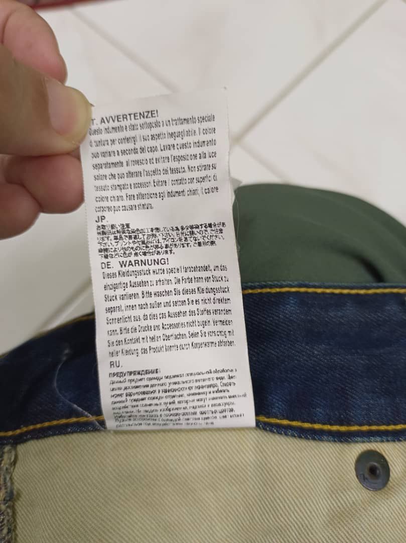 G-Star G Star Original Raw Italy Arc Loose Tapered Denim Jeans Size US 30 / EU 46 - 20 Thumbnail