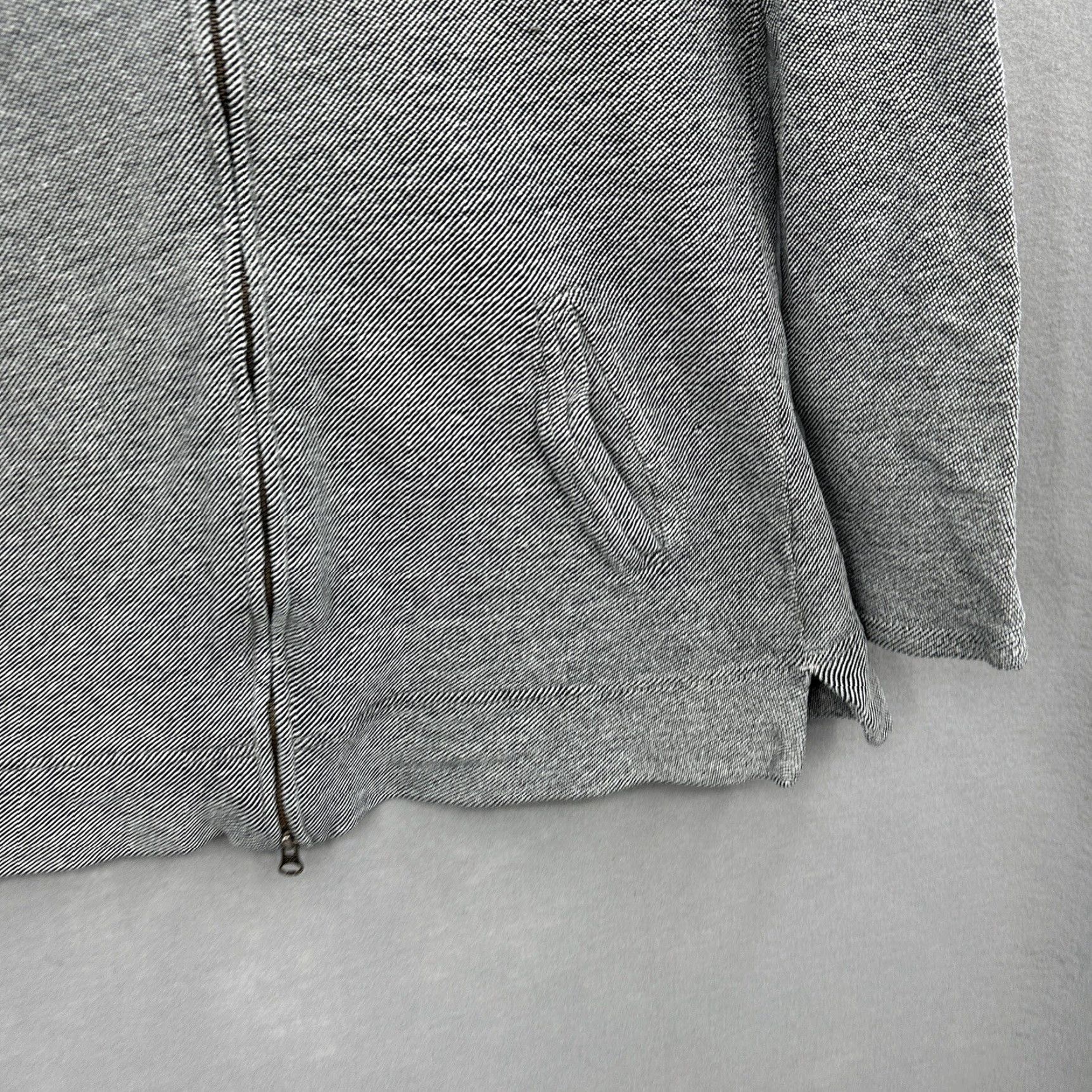 J. Jill J. Jill Hoodie Women XS Gray French Terry Full Zip Casual Womens Size XS / US 0-2 / IT 36-38 - 6 Thumbnail
