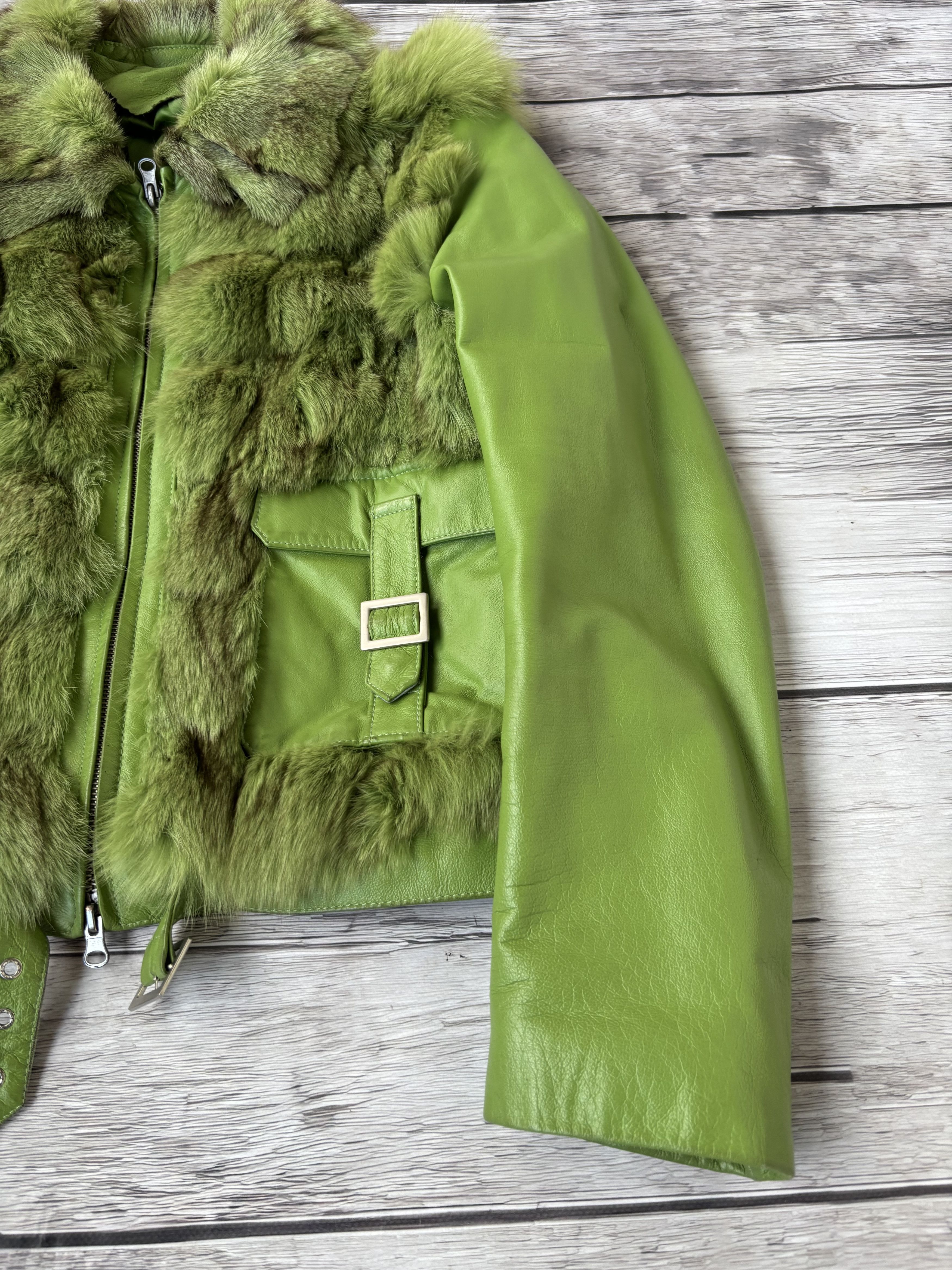 Hysteric Glamour Rick Owens Type VTG Yohji Yamamoto Style Fur Leather Jacket Size US S / EU 44-46 / 1 - 4 Thumbnail