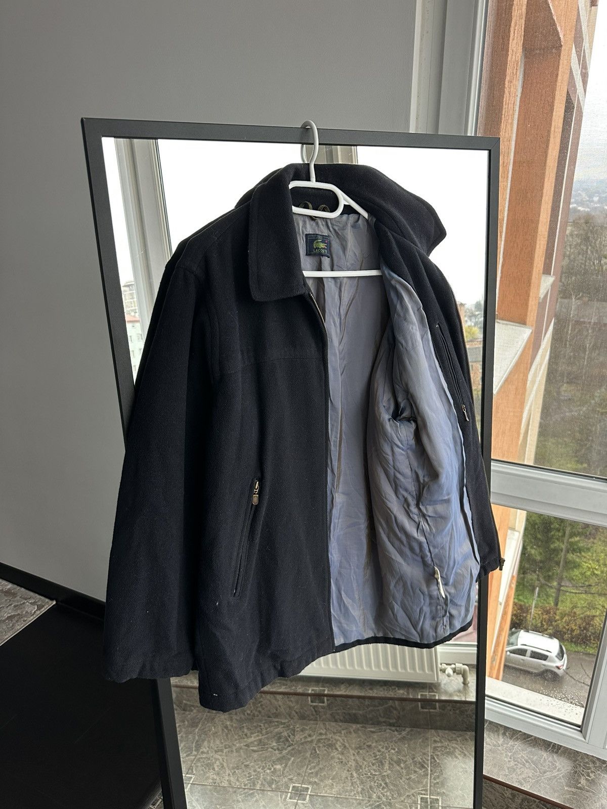 Lacoste Vintage Lacoste Wool Men’s Navy 90s Jacket Sz M-L Size US M / EU 48-50 / 2 - 8 Thumbnail