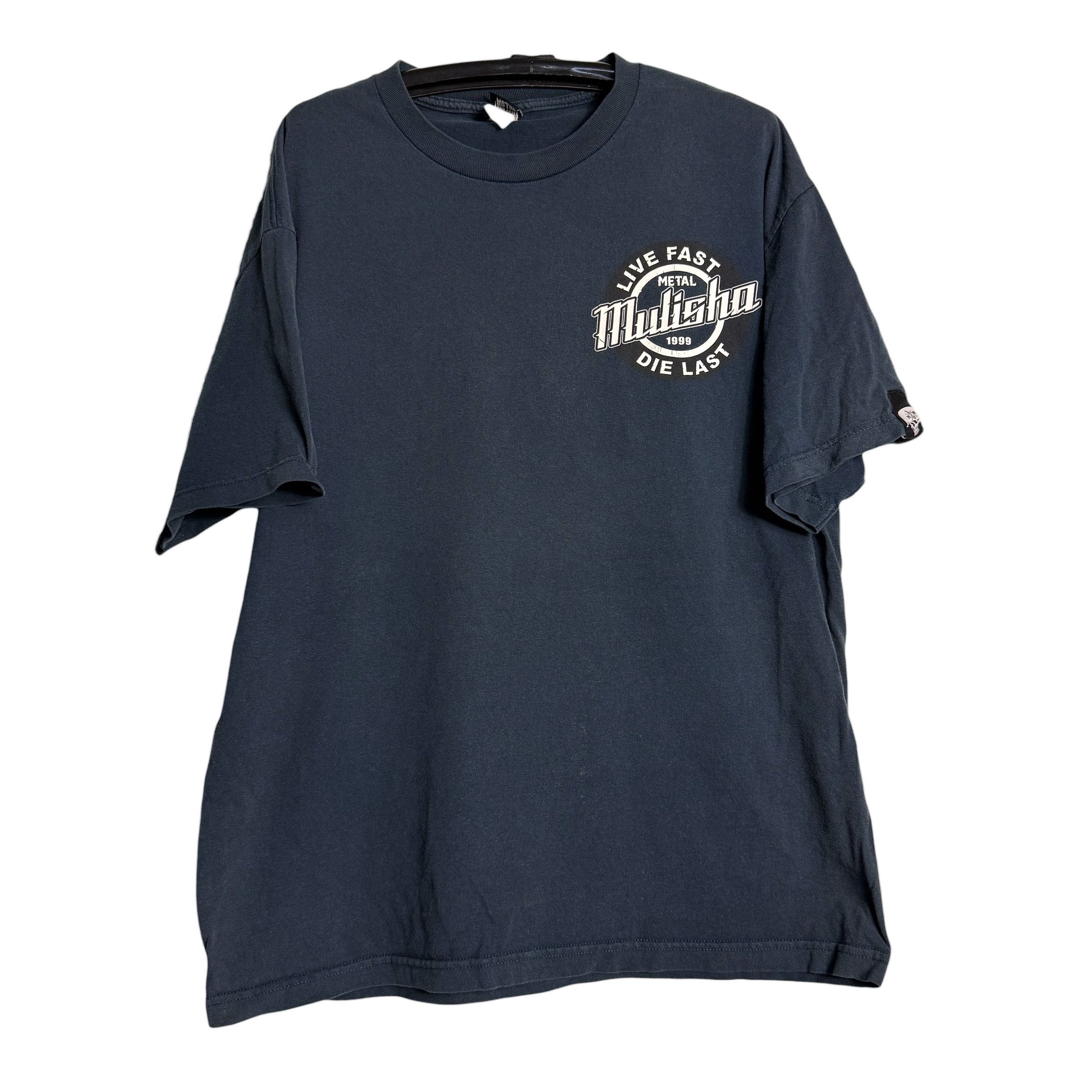 Metal Mulisha 🔥RARE🔥Vintage Metal Mulisha 1999 Spellout T-shirt Size US XL / EU 56 / 4 - 3 Thumbnail